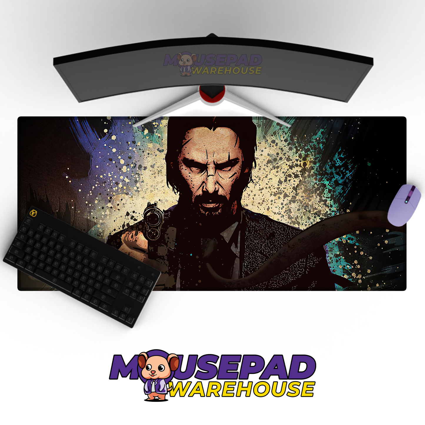John Wick V11 Mousepad Mockup