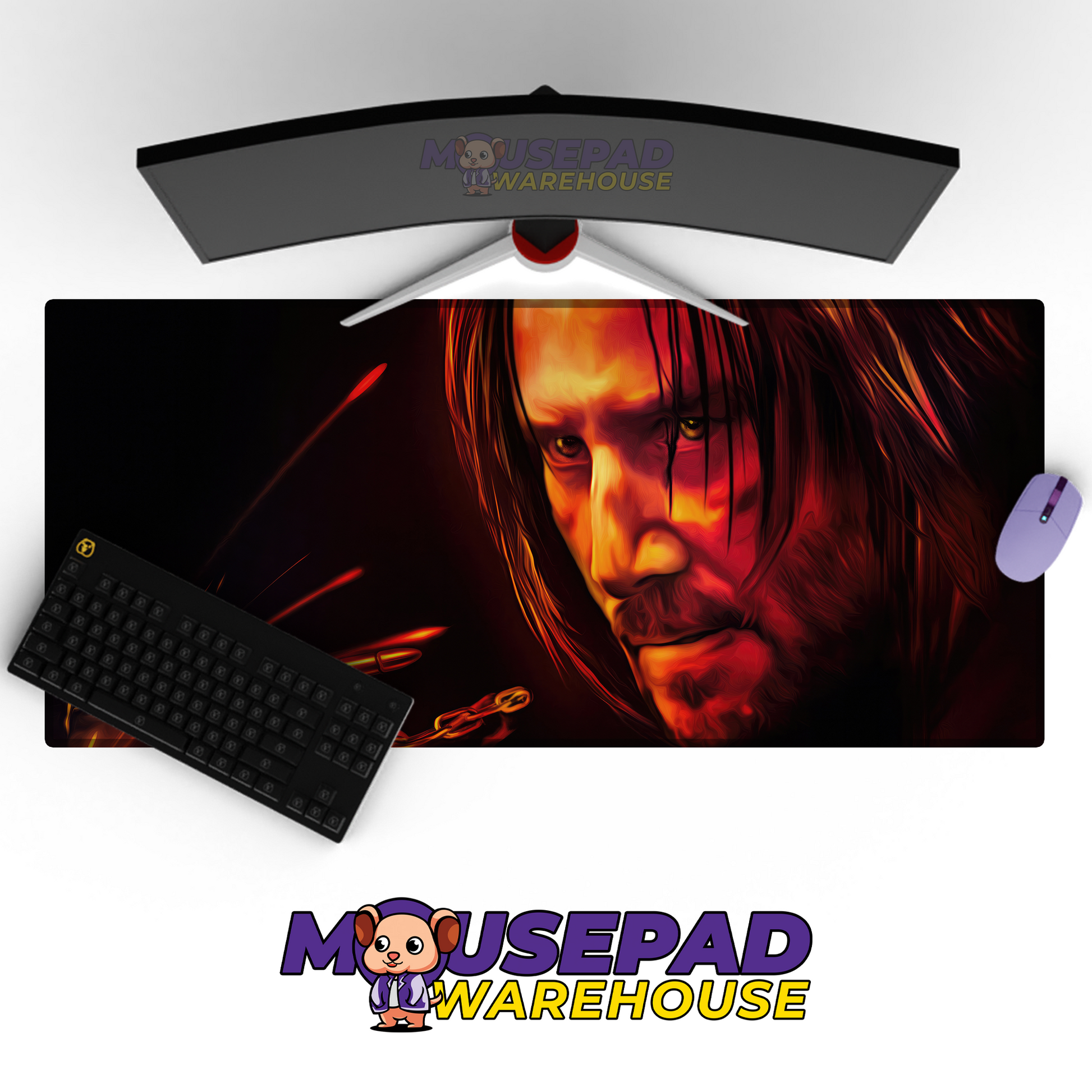 John Wick V14 Mousepad Mockup