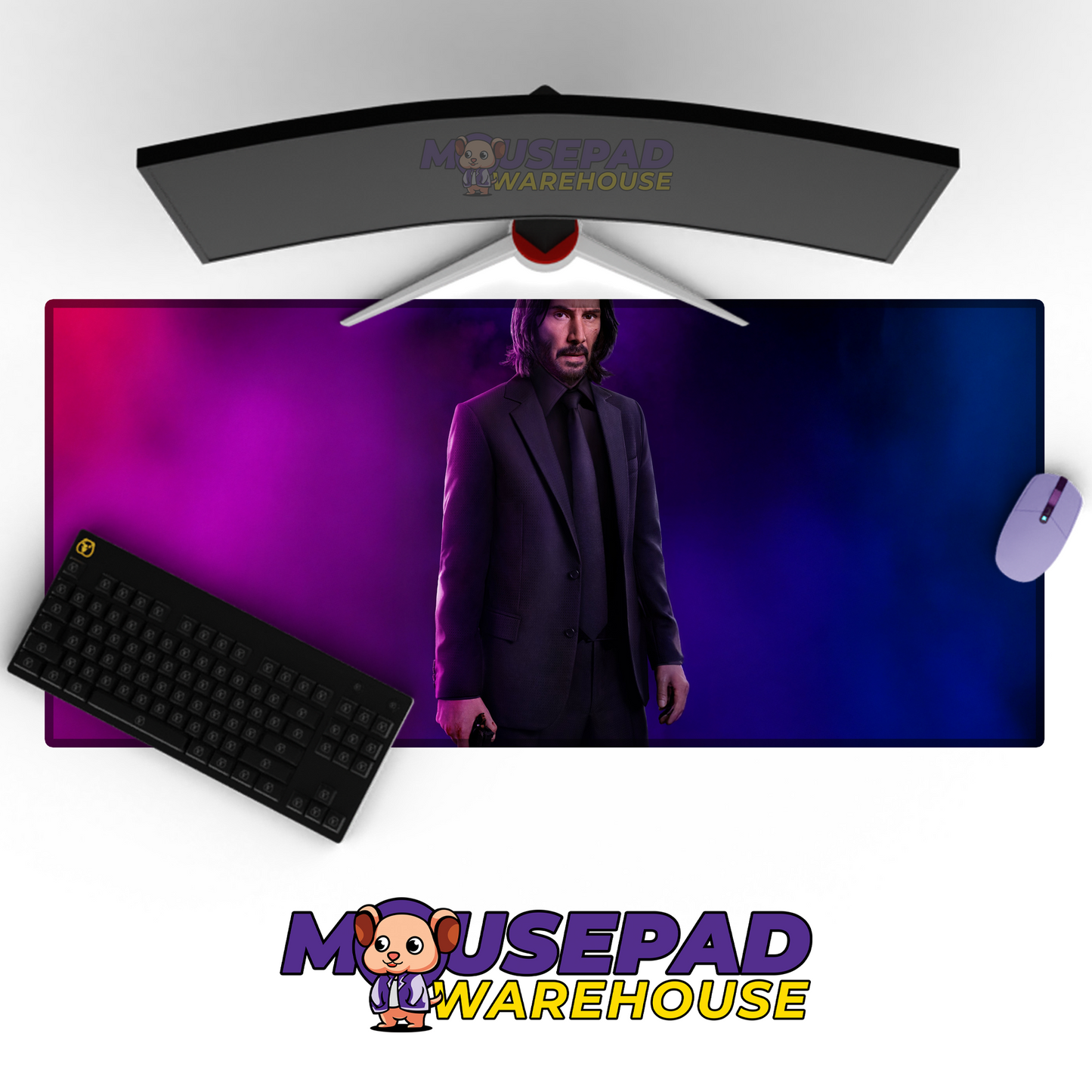 John Wick V15 Mousepad Mockup