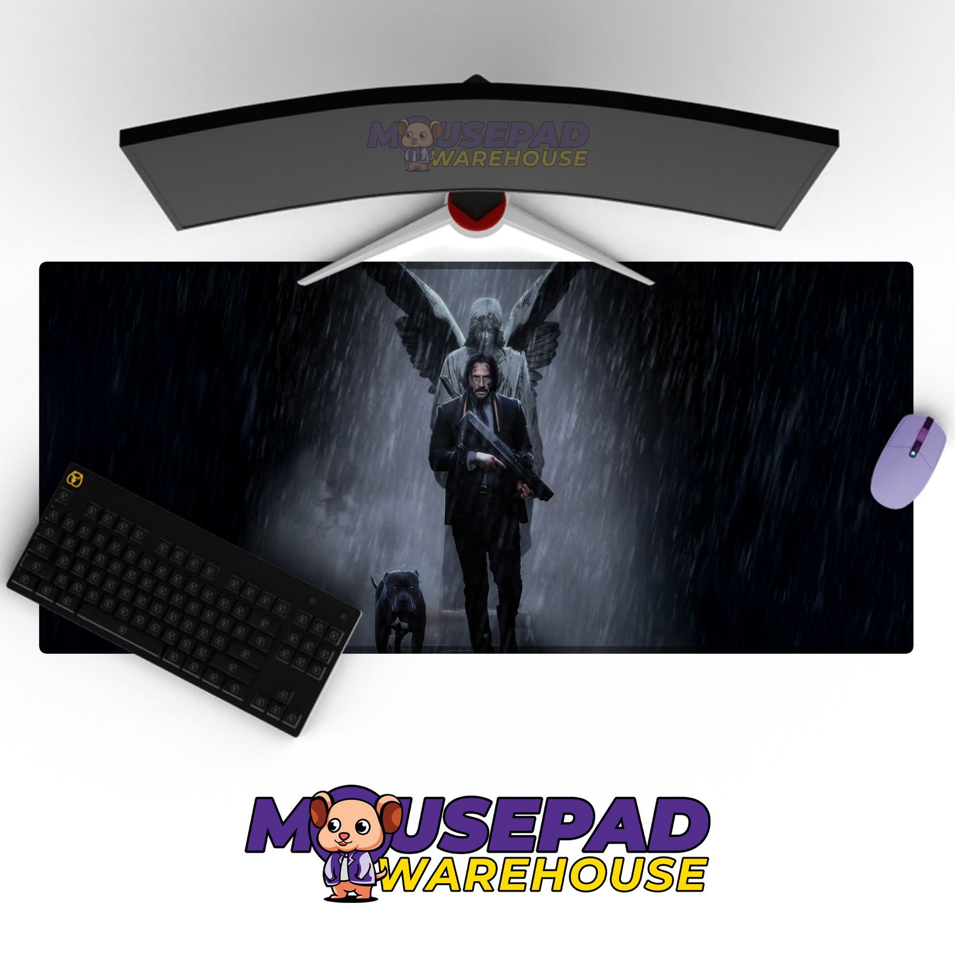 John Wick V17 Mousepad Mockup