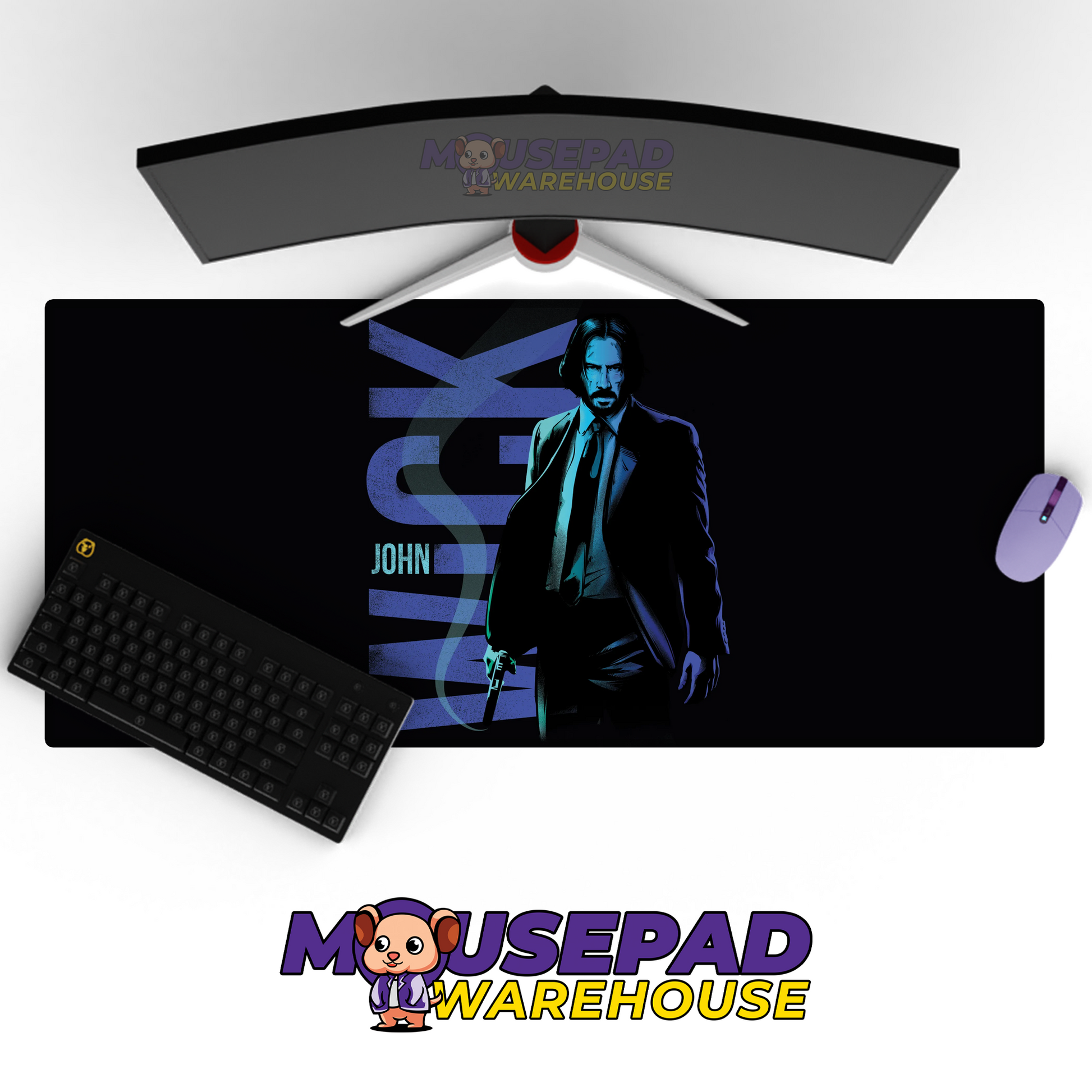 John Wick V18 Mousepad Mockup