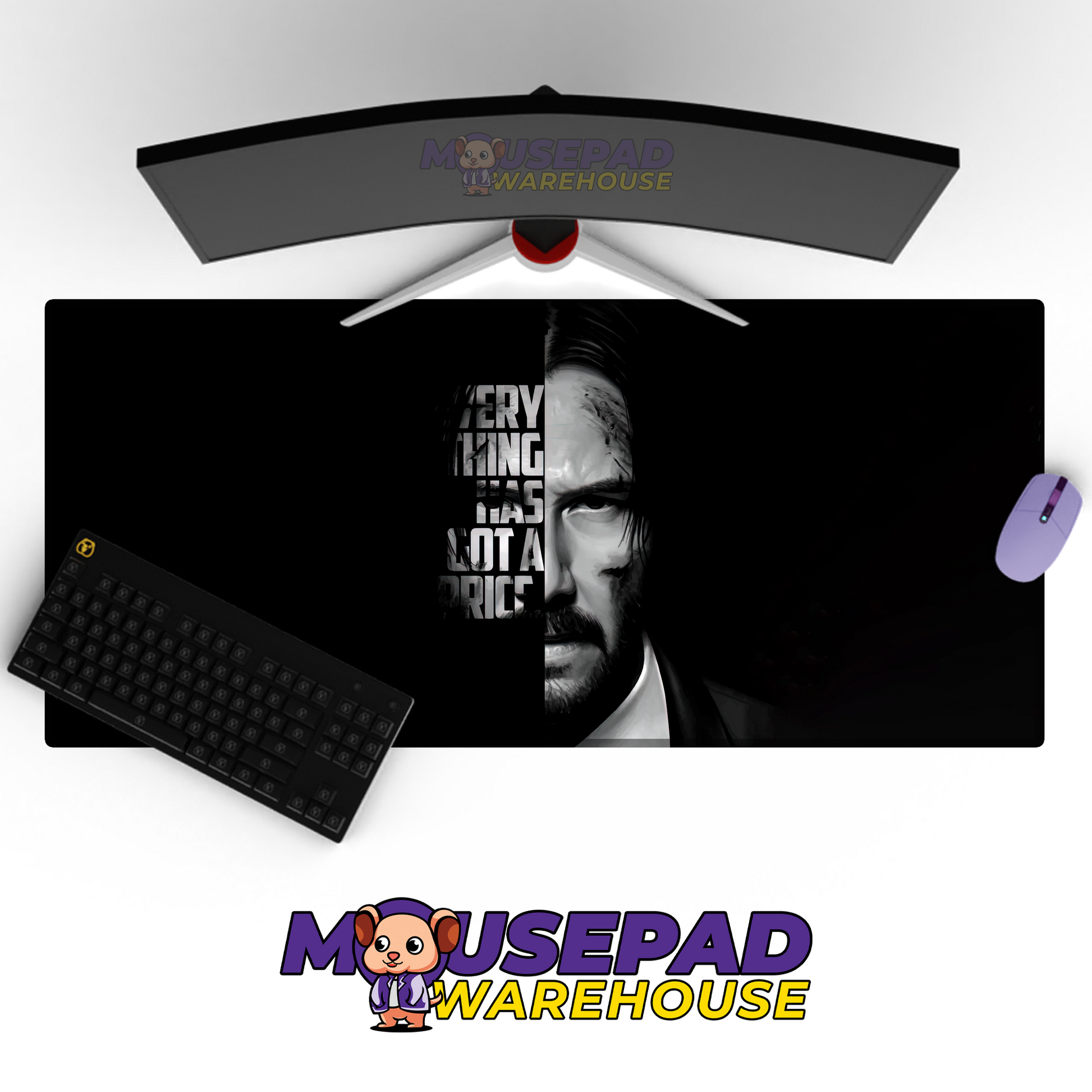 John Wick V19 Mousepad Mockup