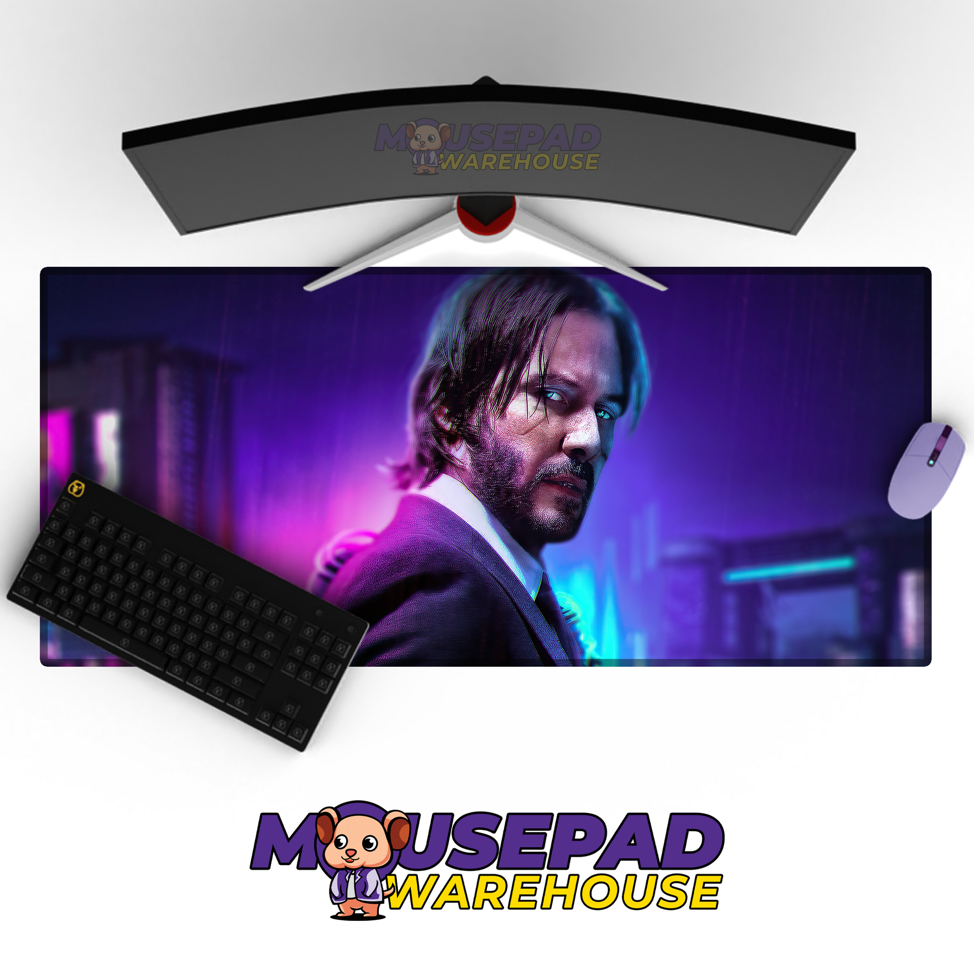 John Wick V1 Mousepad Mockup