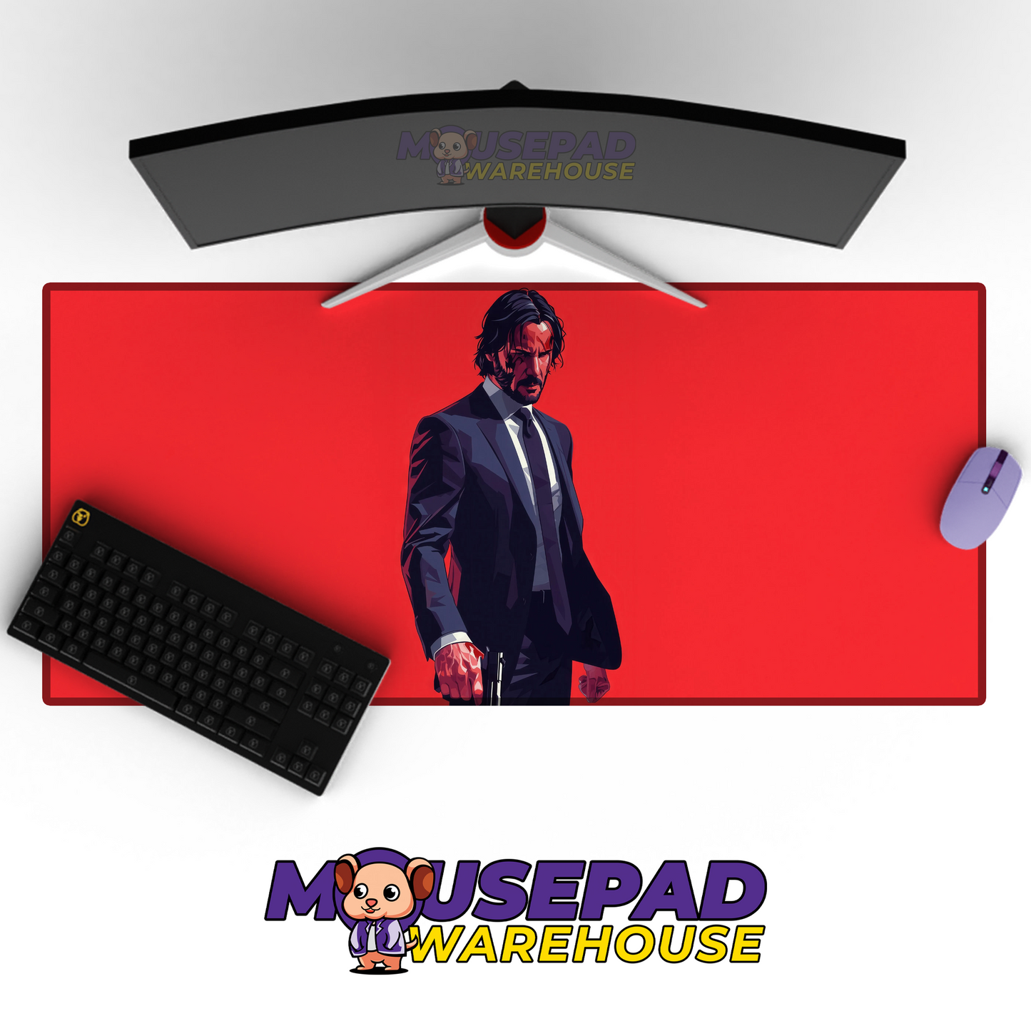 John Wick V21 Mousepad Mockup