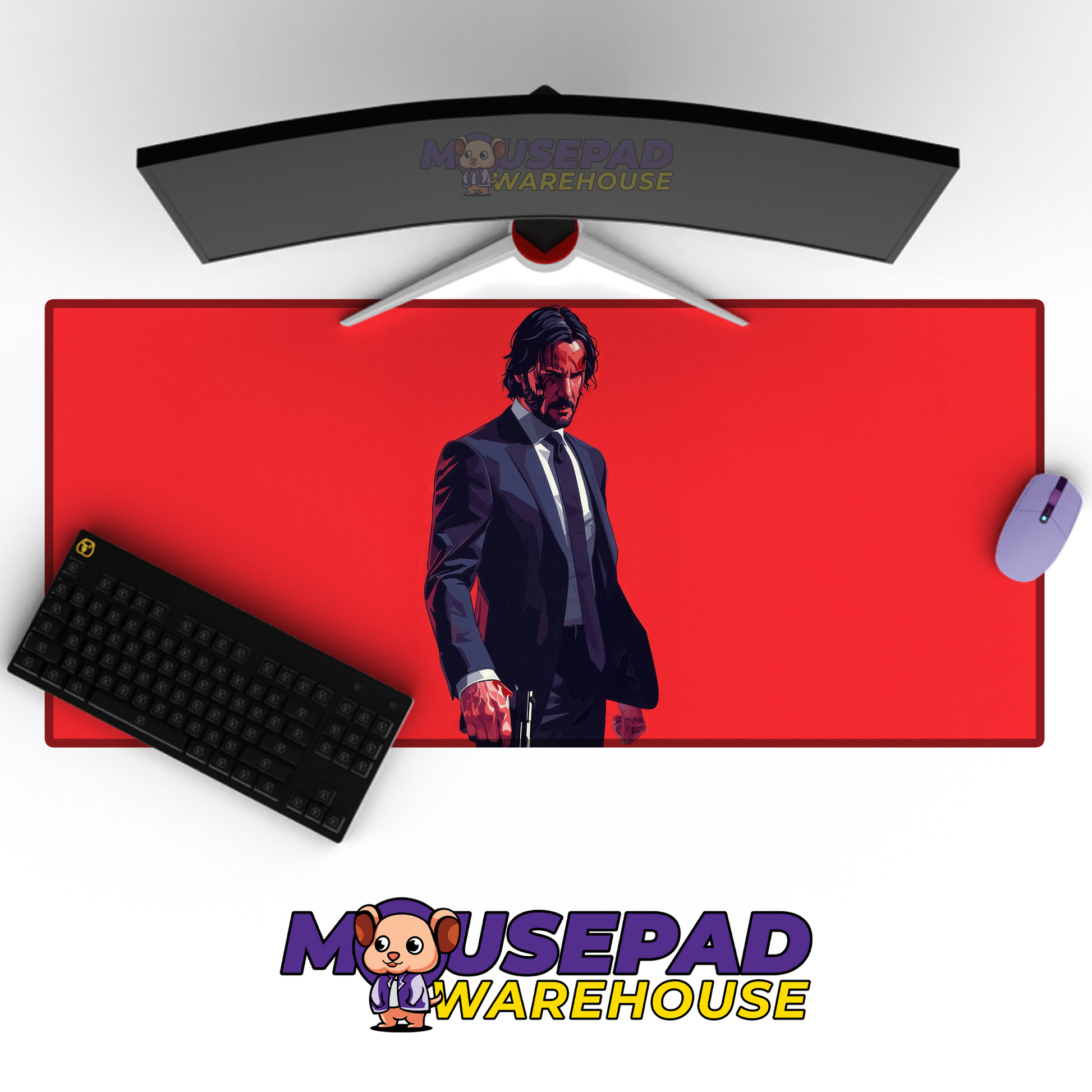 John Wick V21 Mousepad Mockup