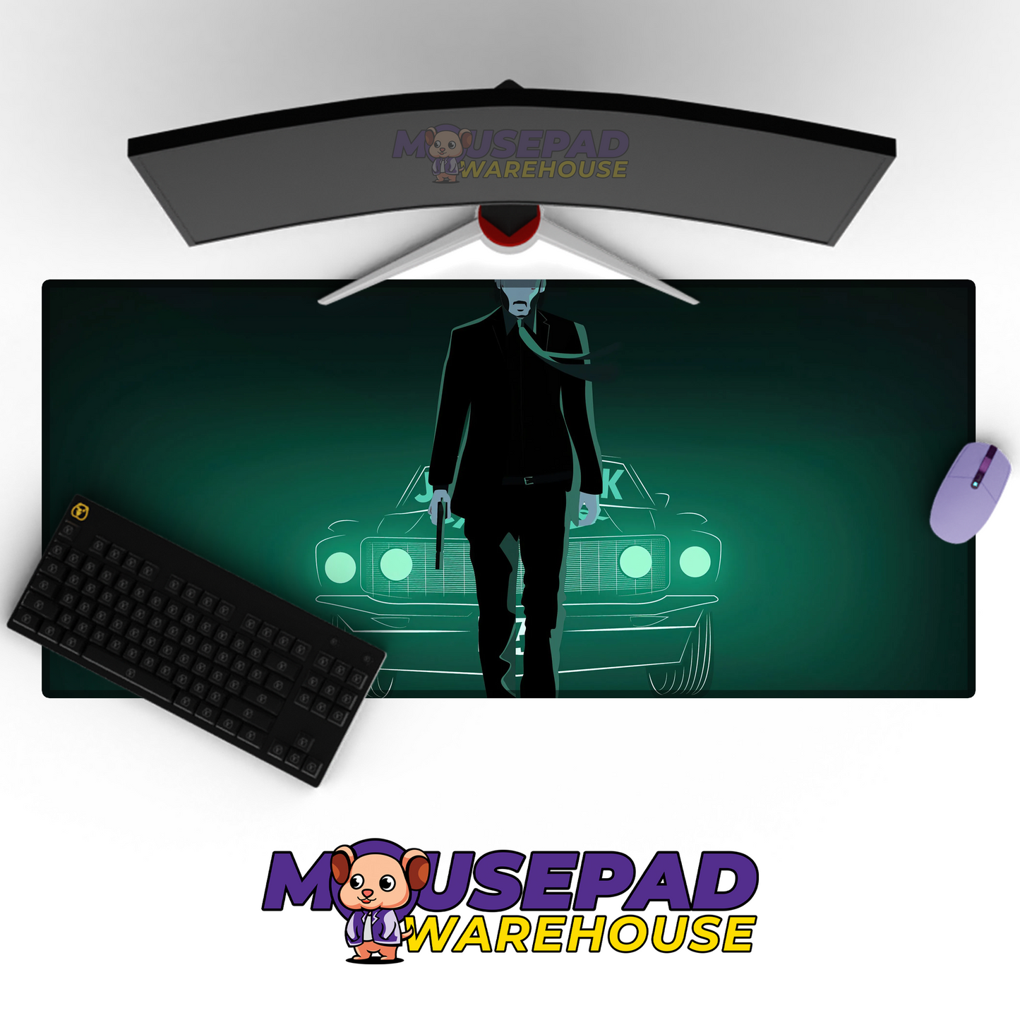 John Wick V22 Mousepad Mockup
