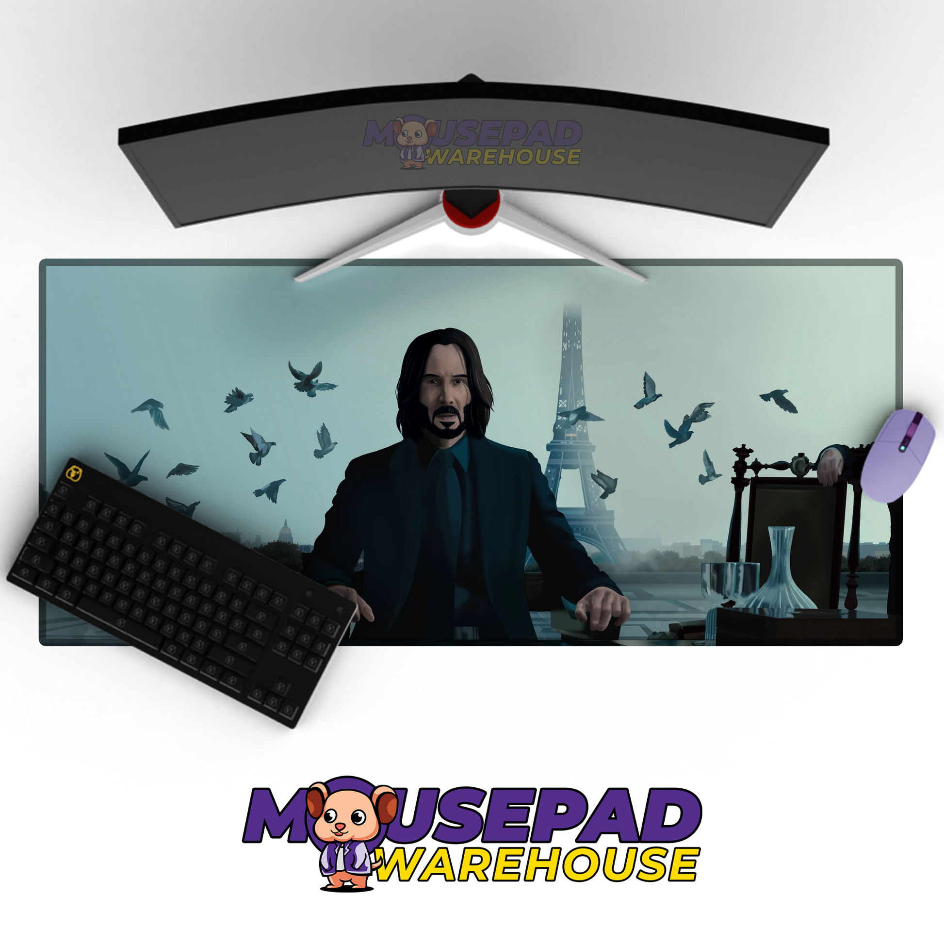 John Wick V24 Mousepad Mockup