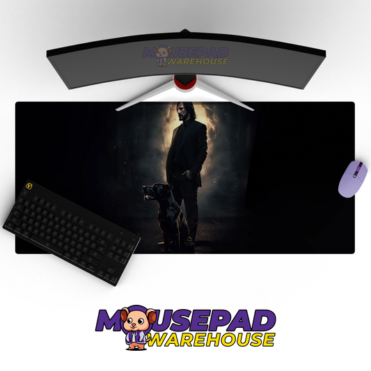 John Wick V28 Mousepad Mockup