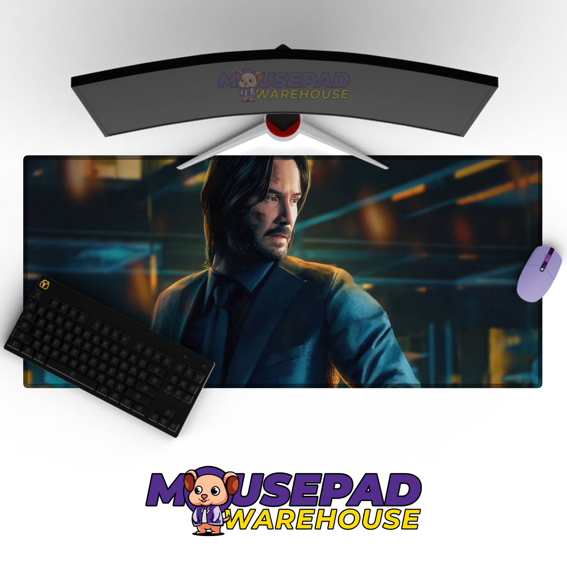 John Wick V30 Mousepad Mockup