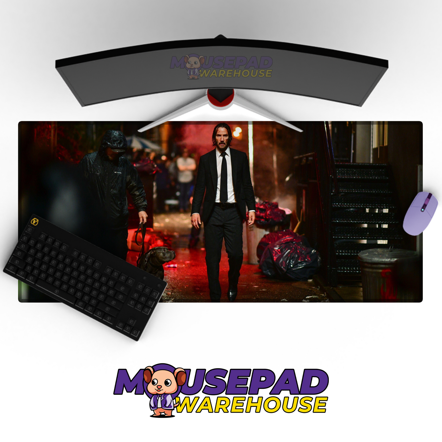 John Wick V32 Mousepad Mockup