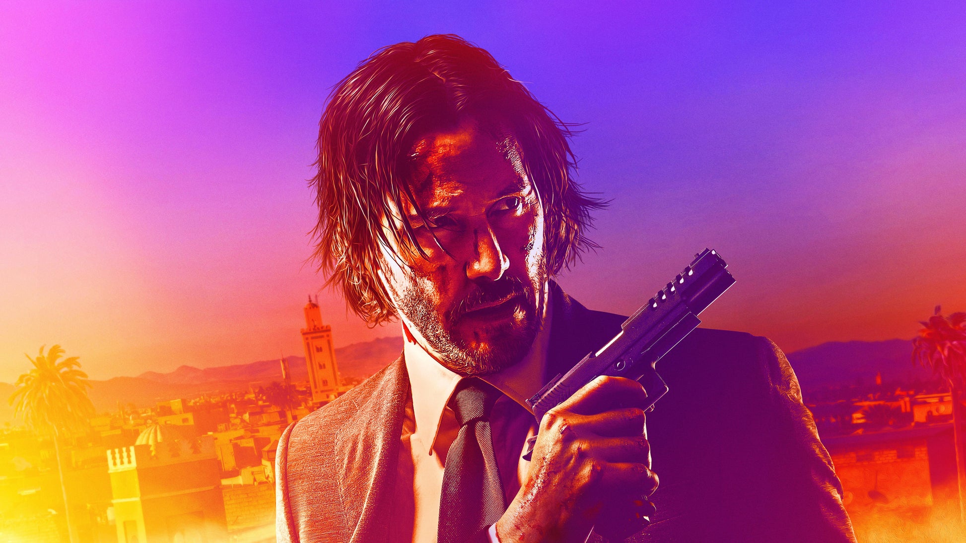 John Wick V34 Mousepad