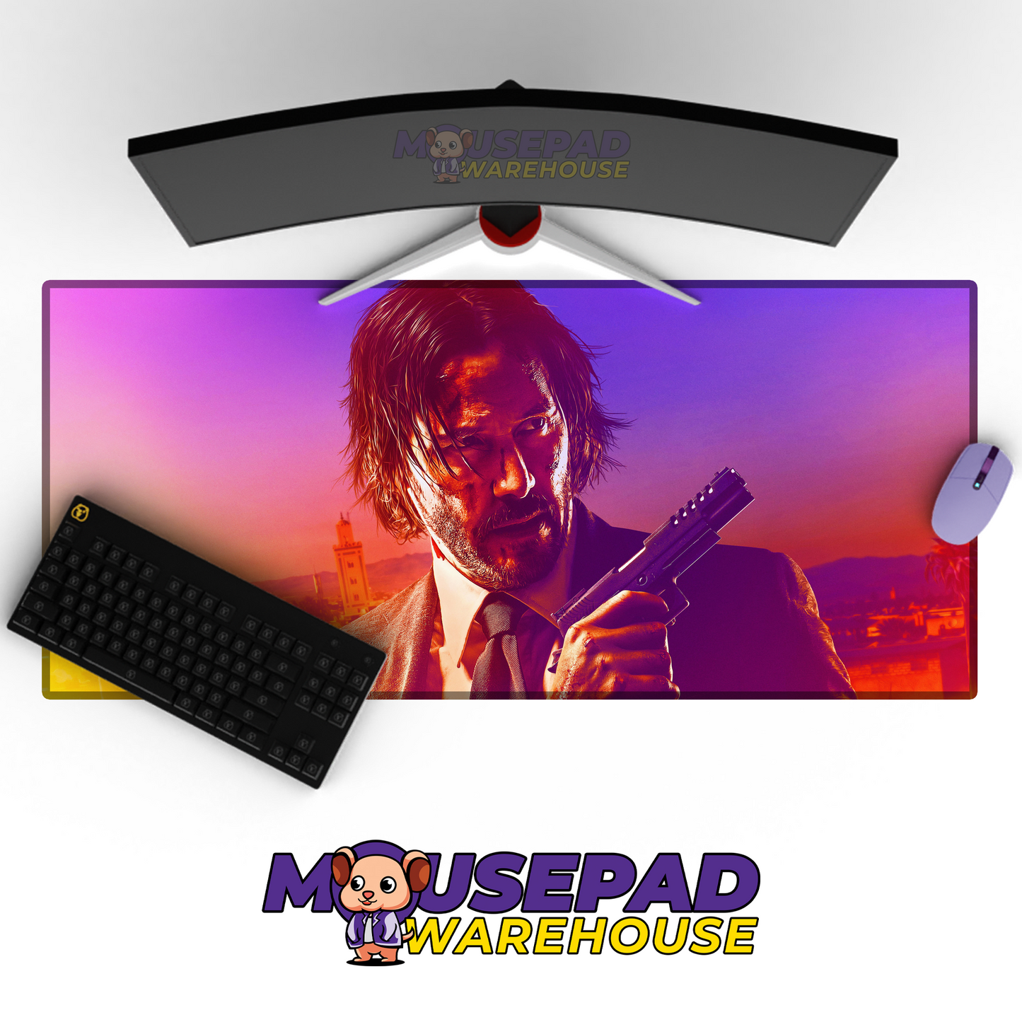 John Wick V34 Mousepad Mockup