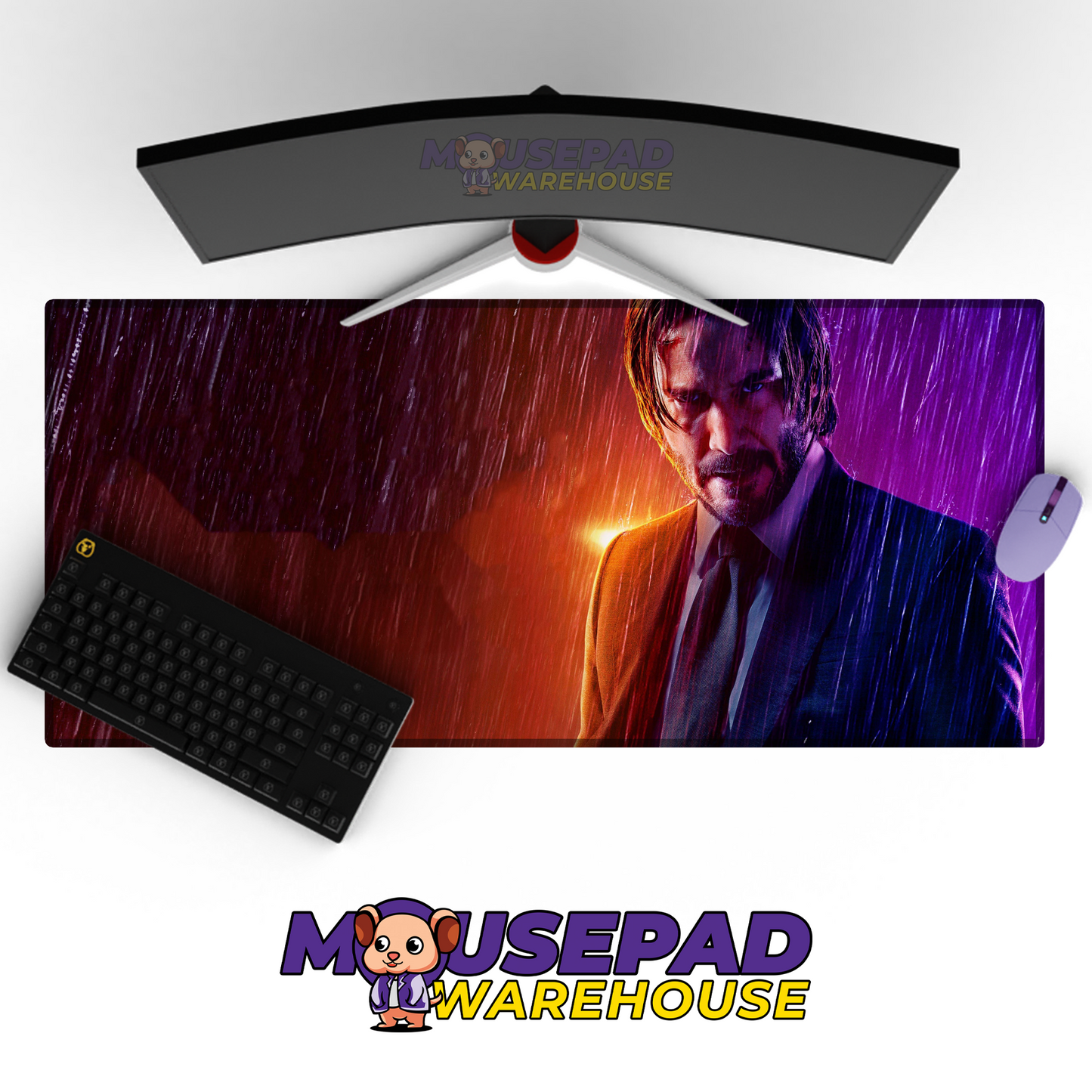 John Wick V35 Mousepad Mockup
