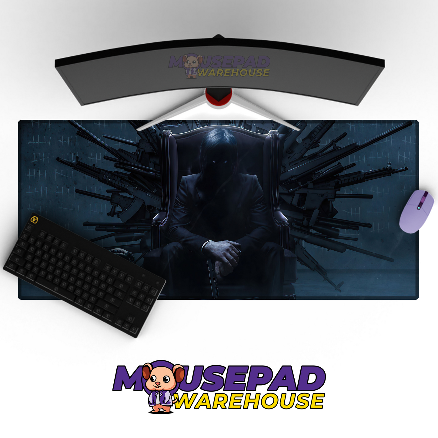 John Wick V37 Mousepad Mockup