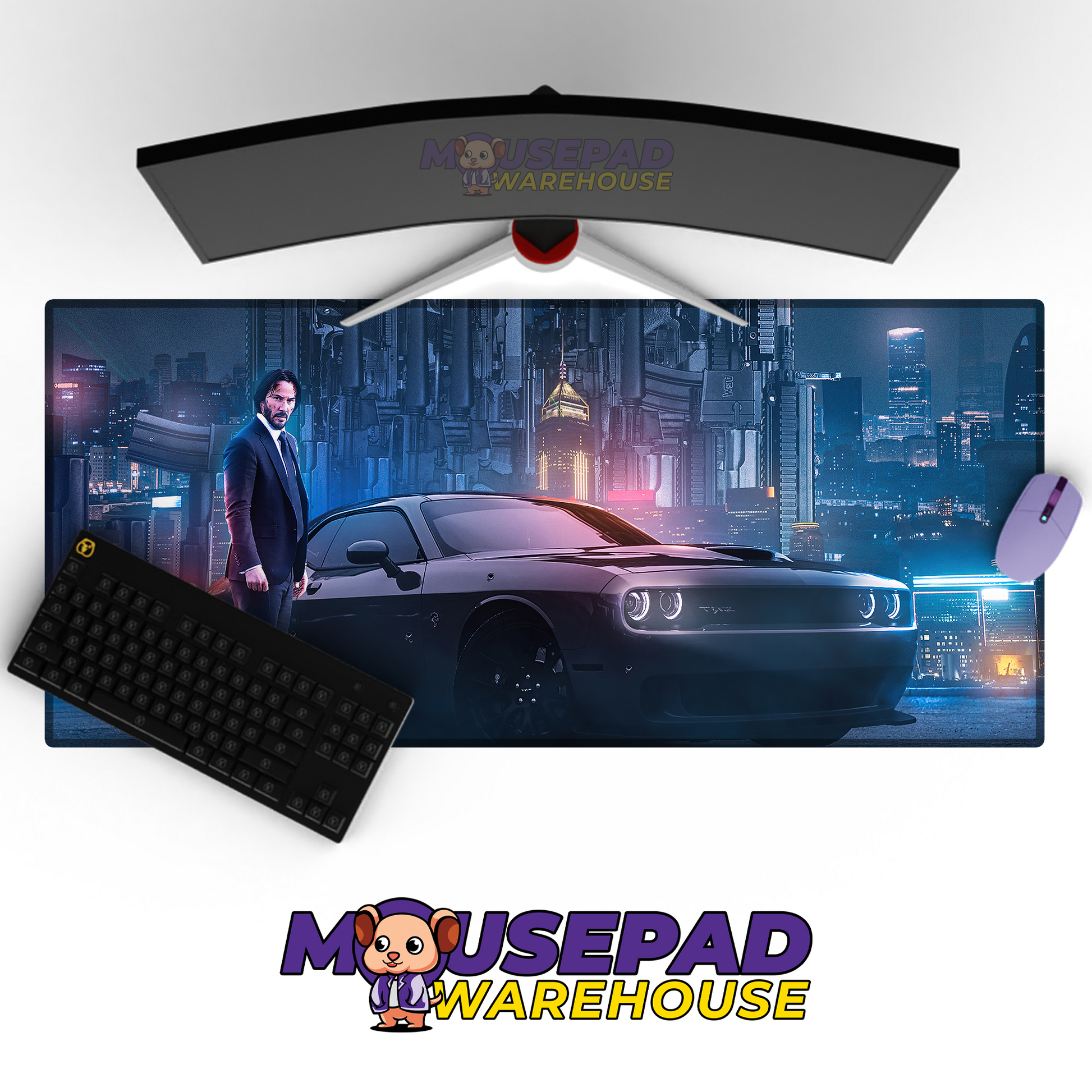 John Wick V3 Mousepad Mockup