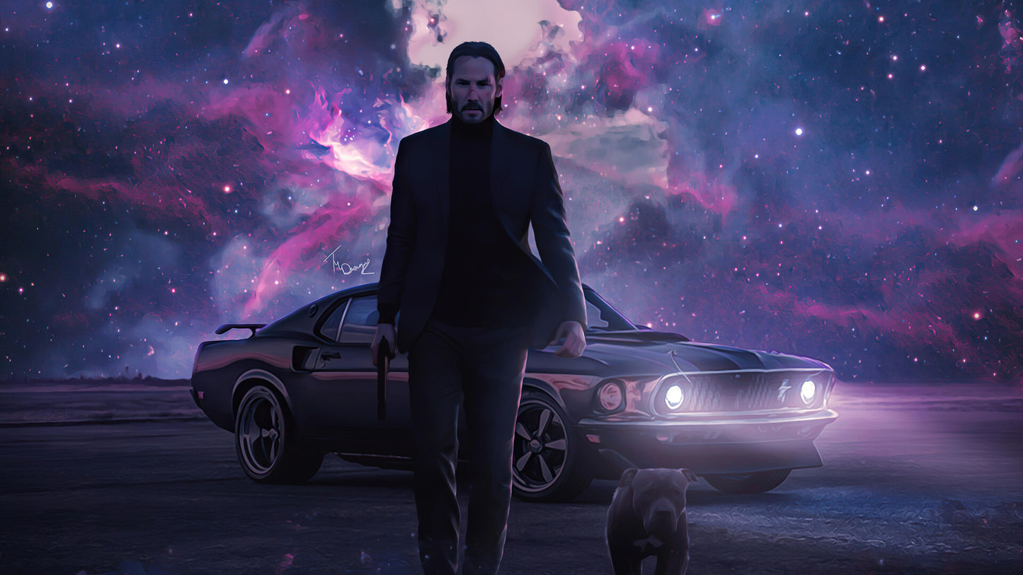 John Wick V4 Mousepad