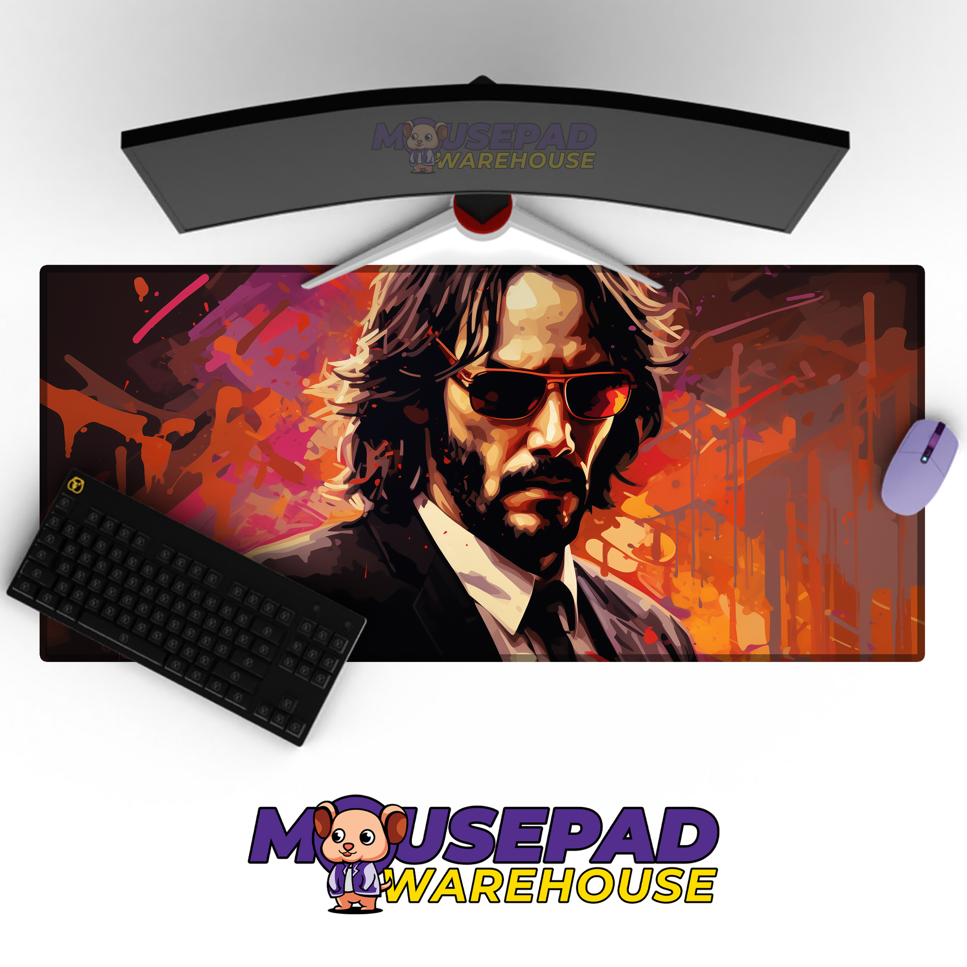 John Wick V6 Mousepad Mockup