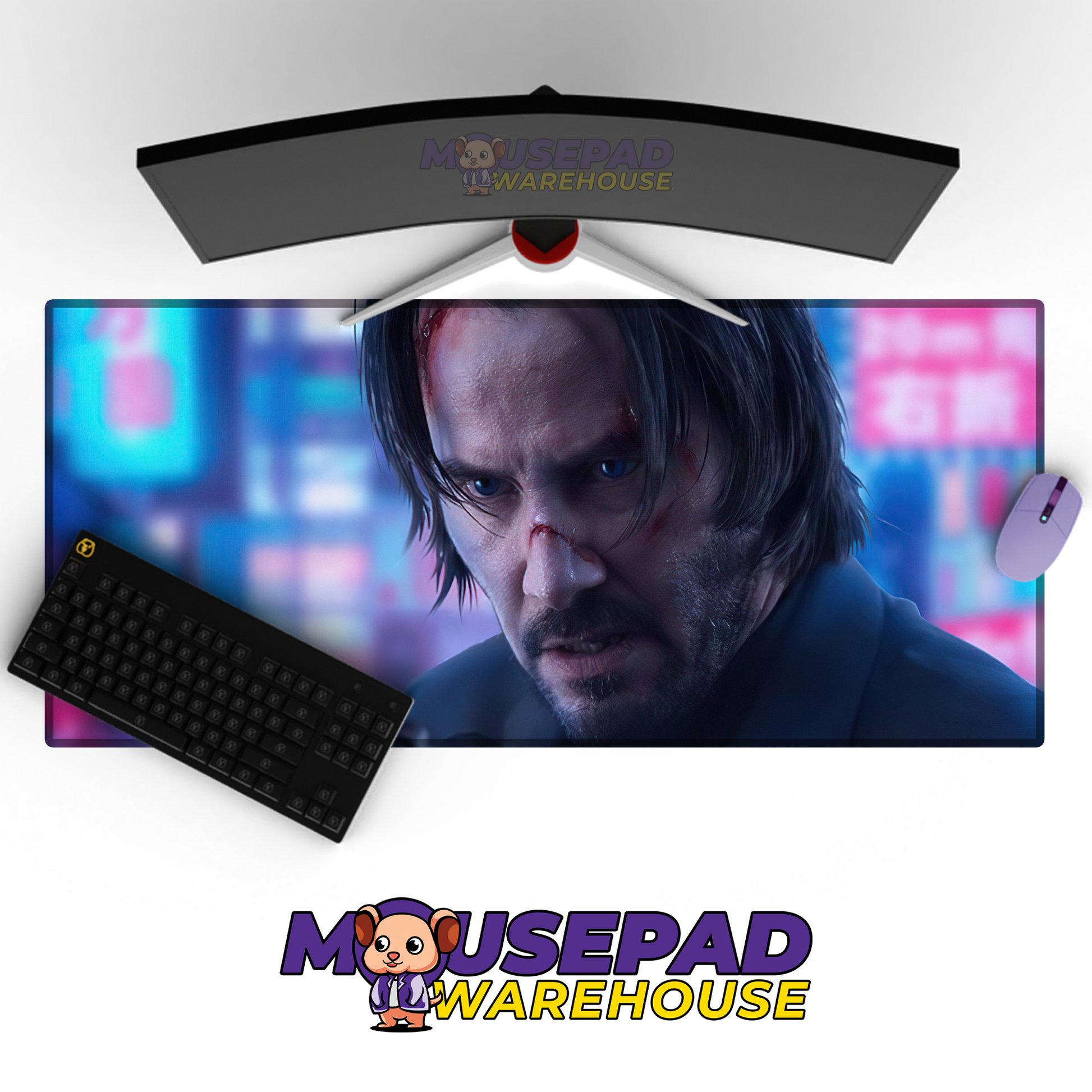 John Wick V7 Mousepad Mockup