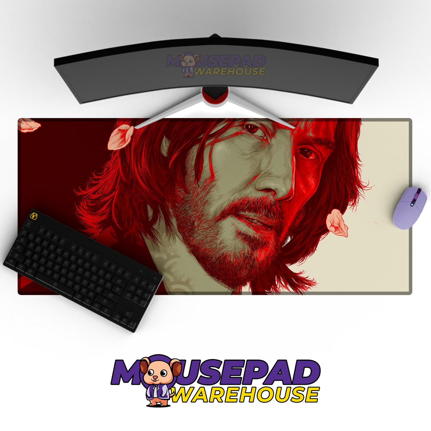 John Wick V8 Mousepad Mockup