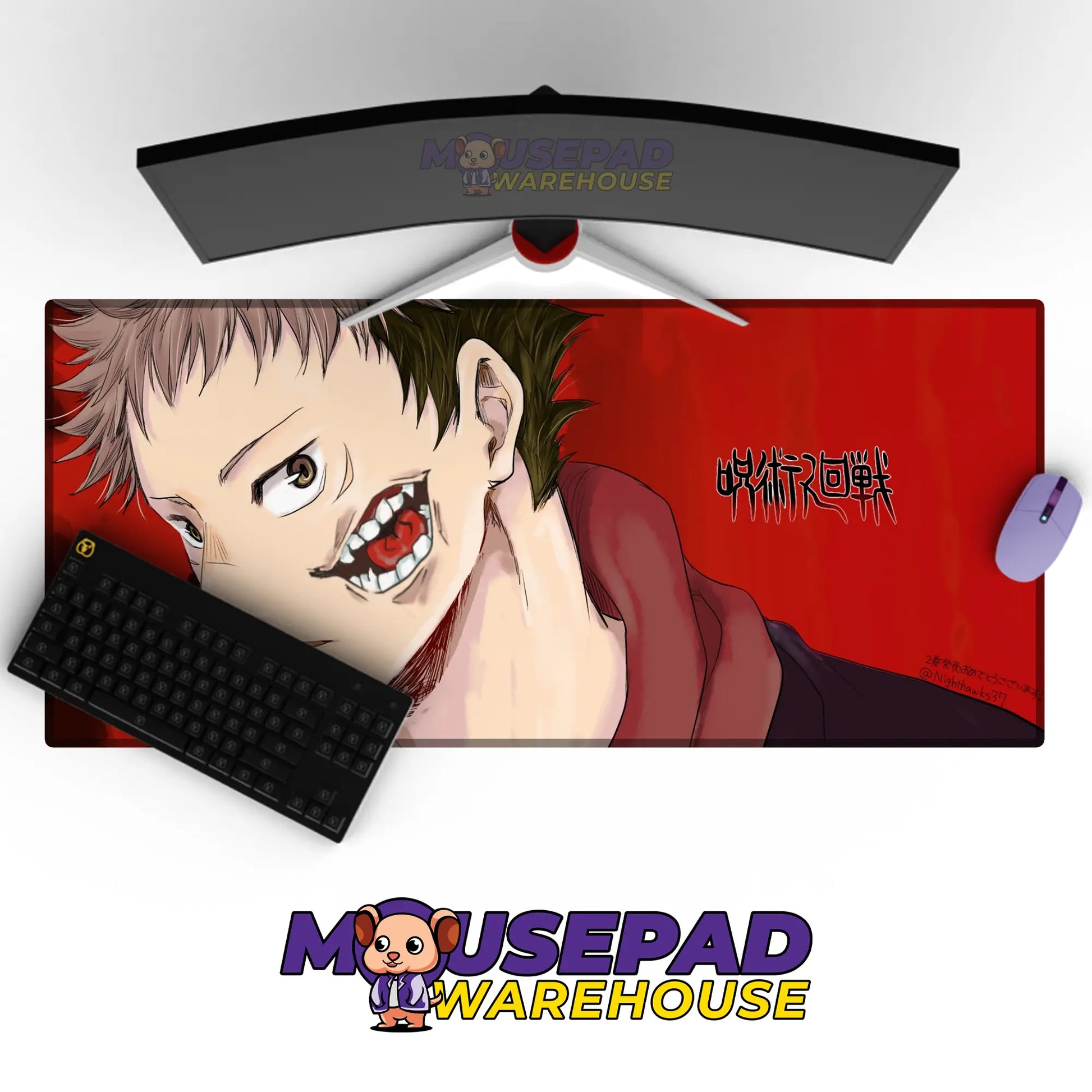 Jujutsu Kaisen Anime Mousepad 1000024 MousepadWarehouse.com