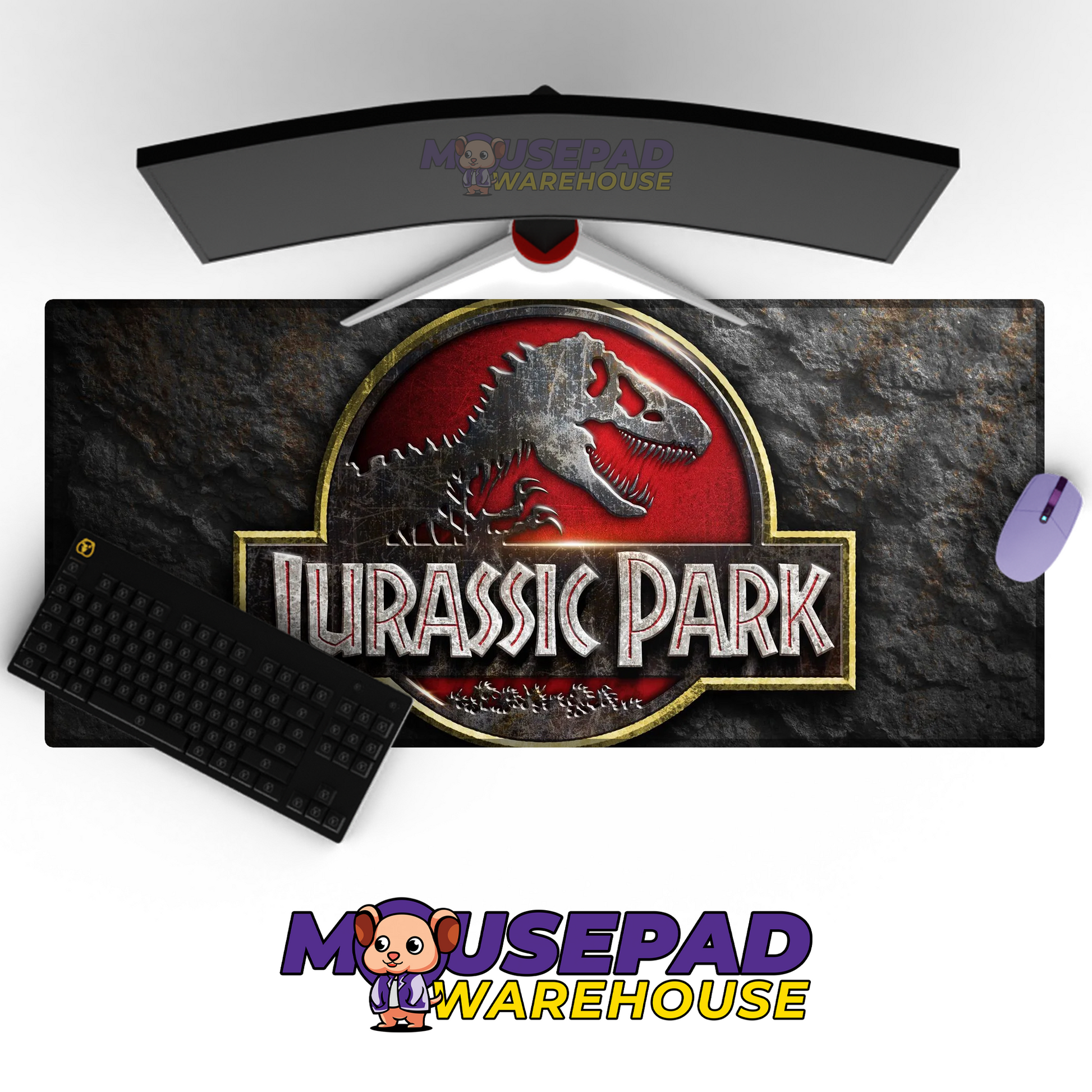 Jurassic Park V12 Mousepad Mockup