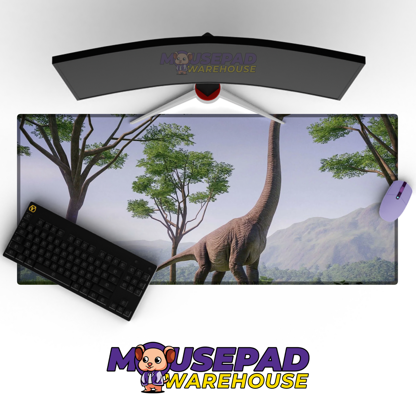 Jurassic Park V18 Mousepad Mockup