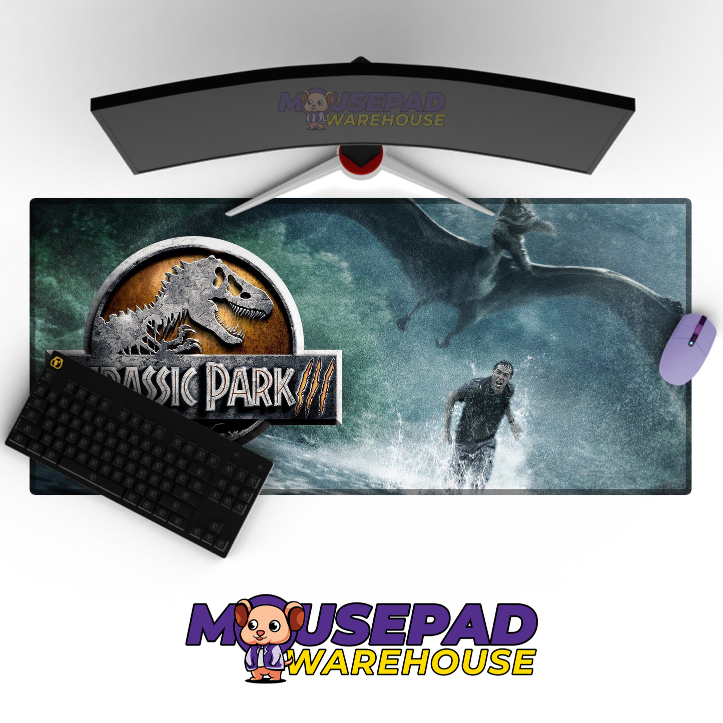 Jurassic Park V19 Mousepad Mockup