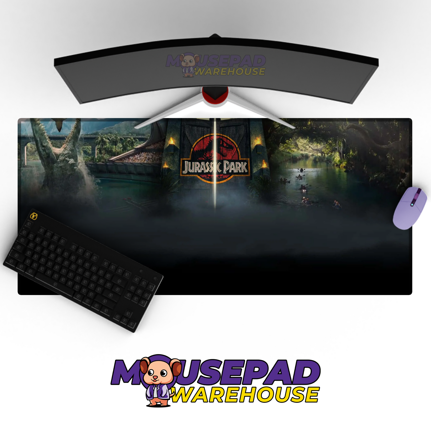 Jurassic Park V20 Mousepad Mockup