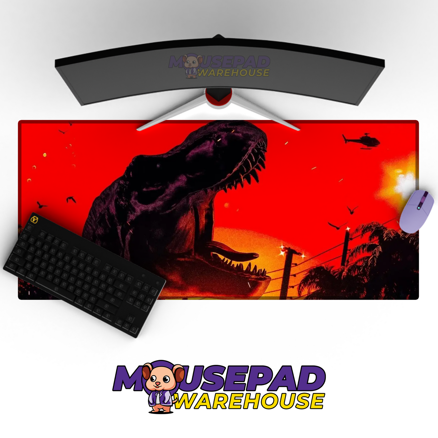 Jurassic Park V26 Mousepad Mockup