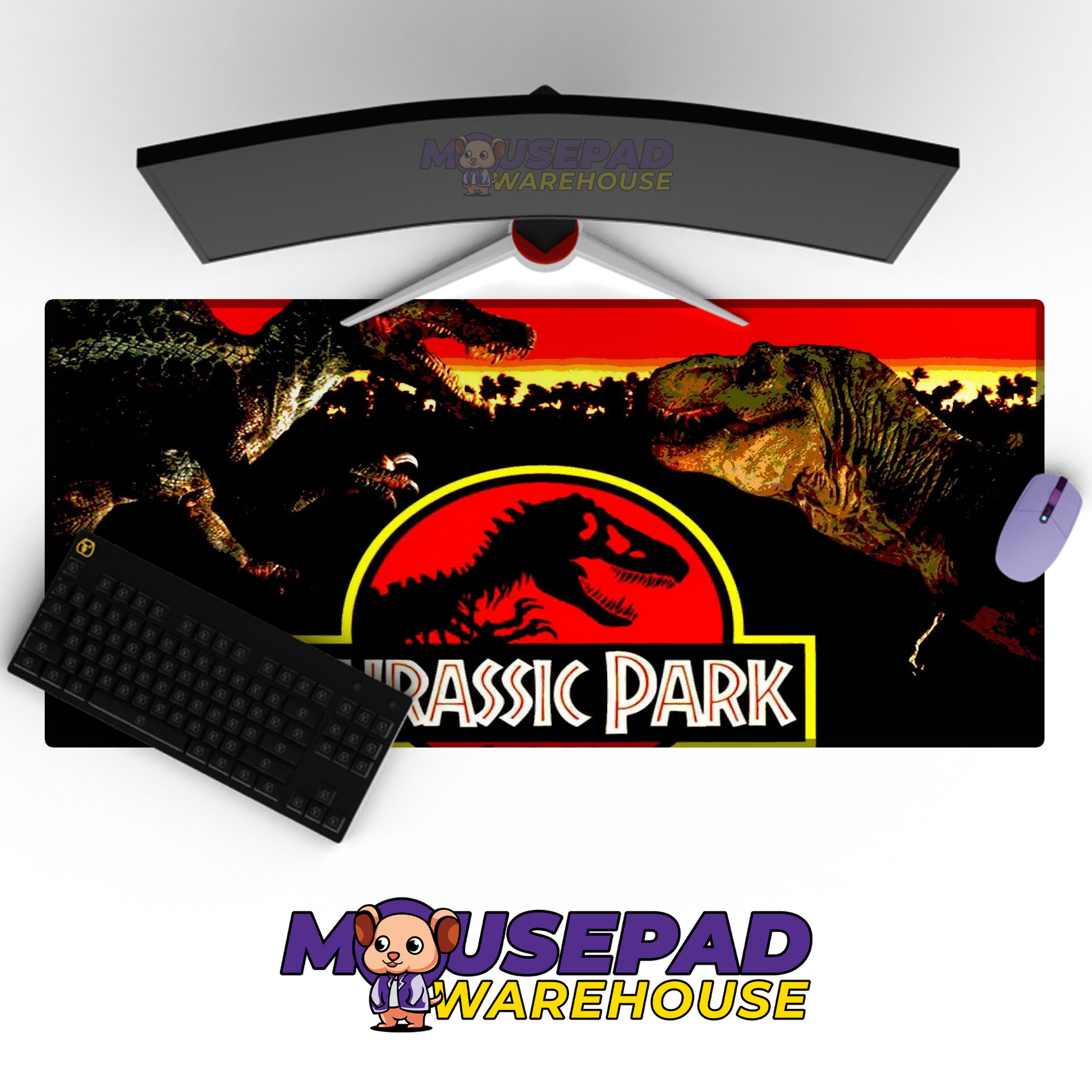 Jurassic Park V29 Mousepad Mockup