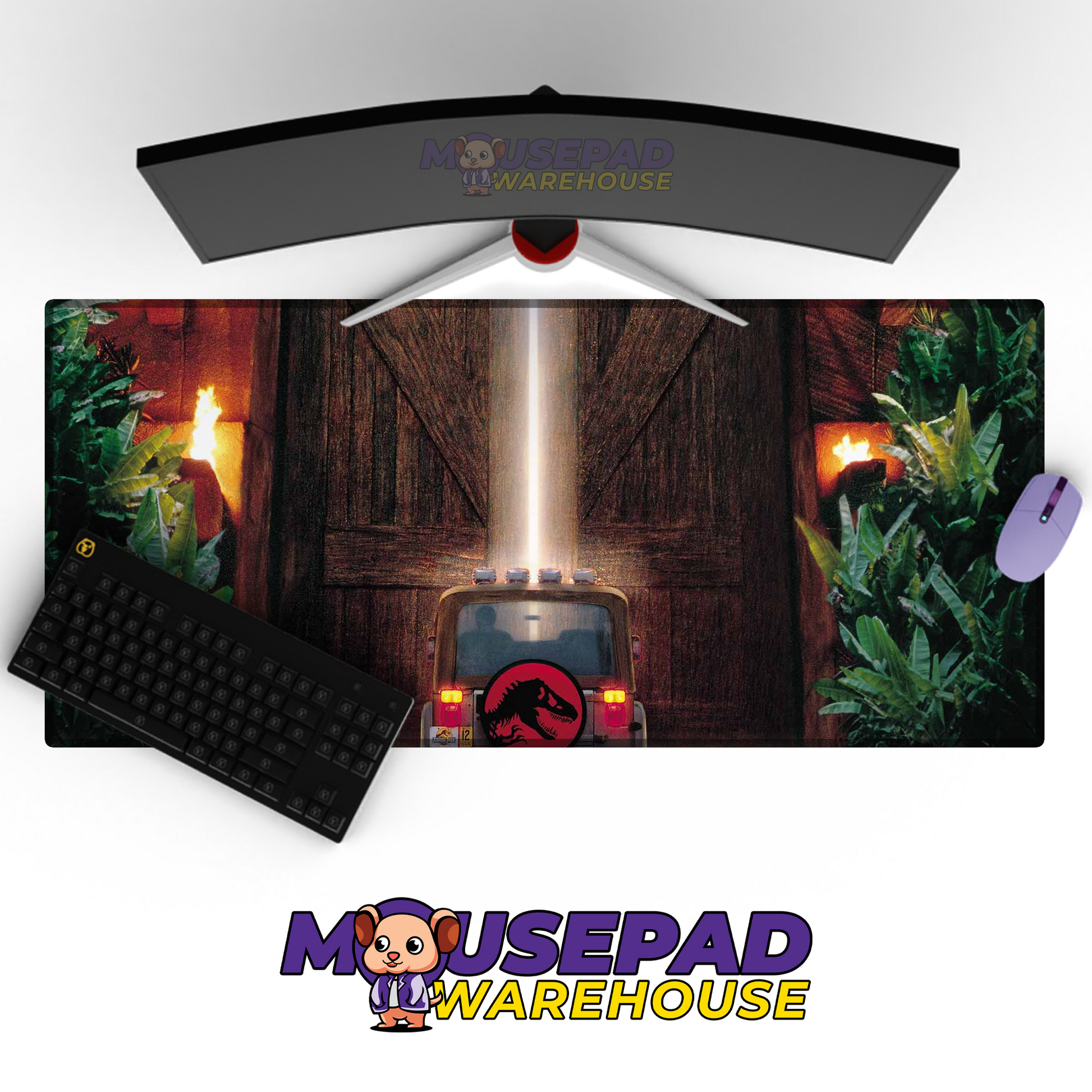Jurassic Park V30 Mousepad Mockup