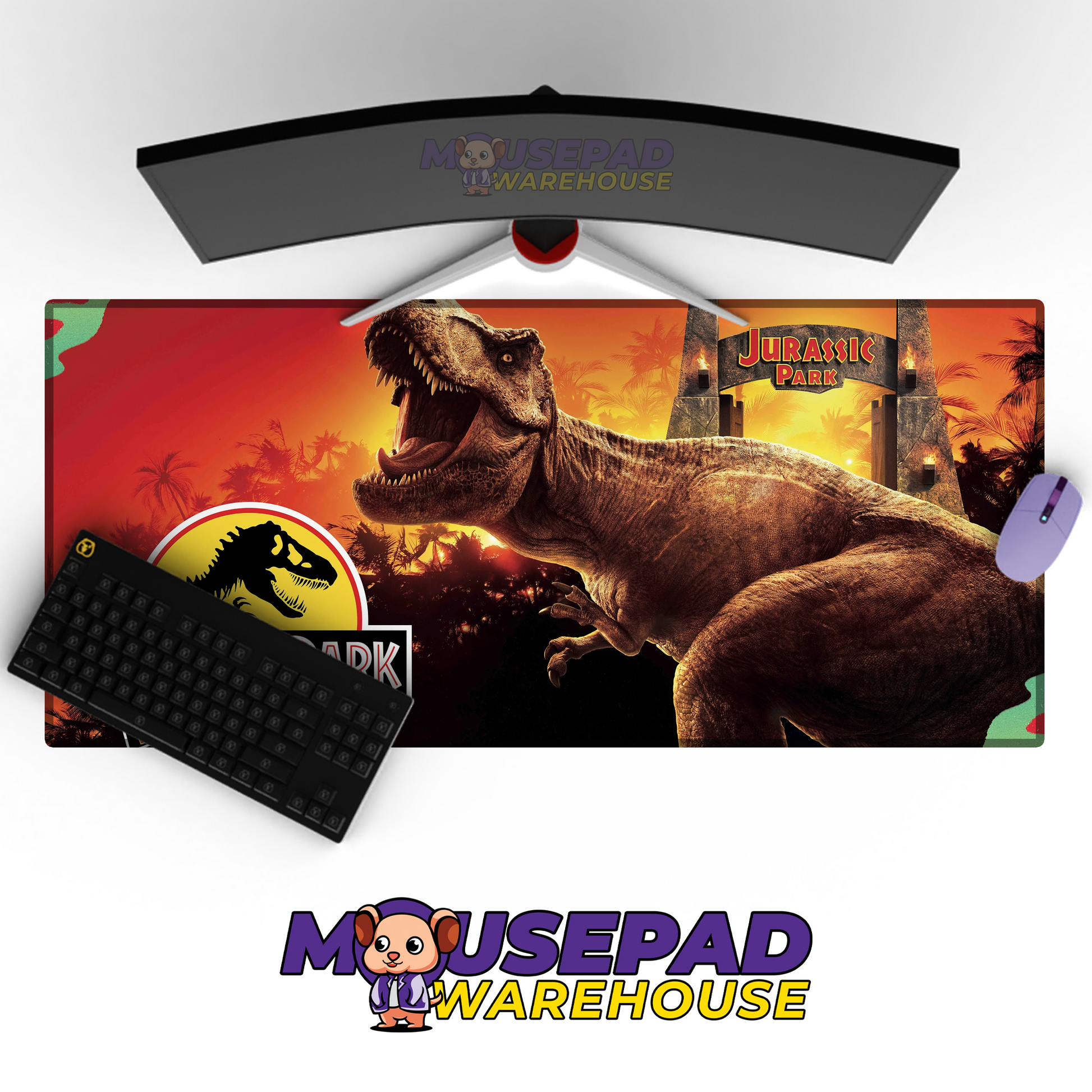 Jurassic Park V38 Mousepad Mockup
