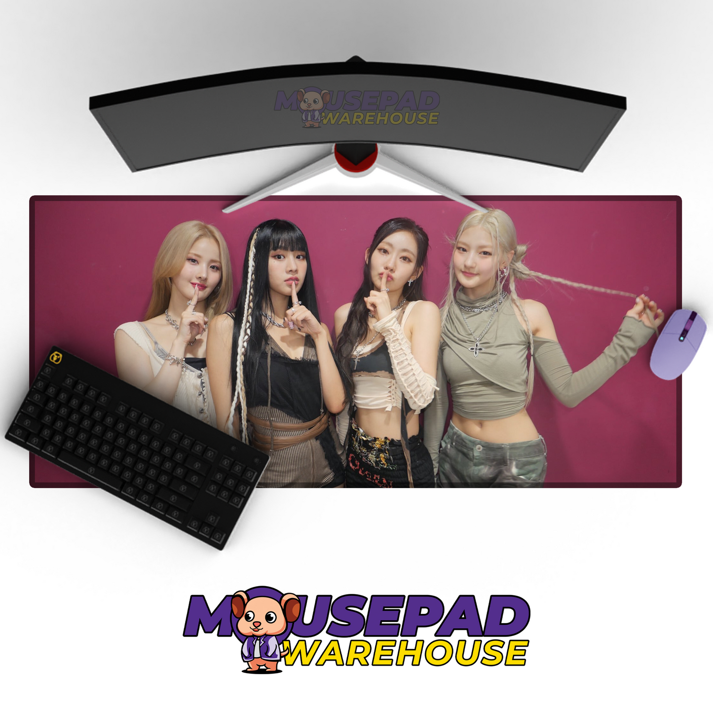 KISS OF LIFE V1 Mousepad Mockup