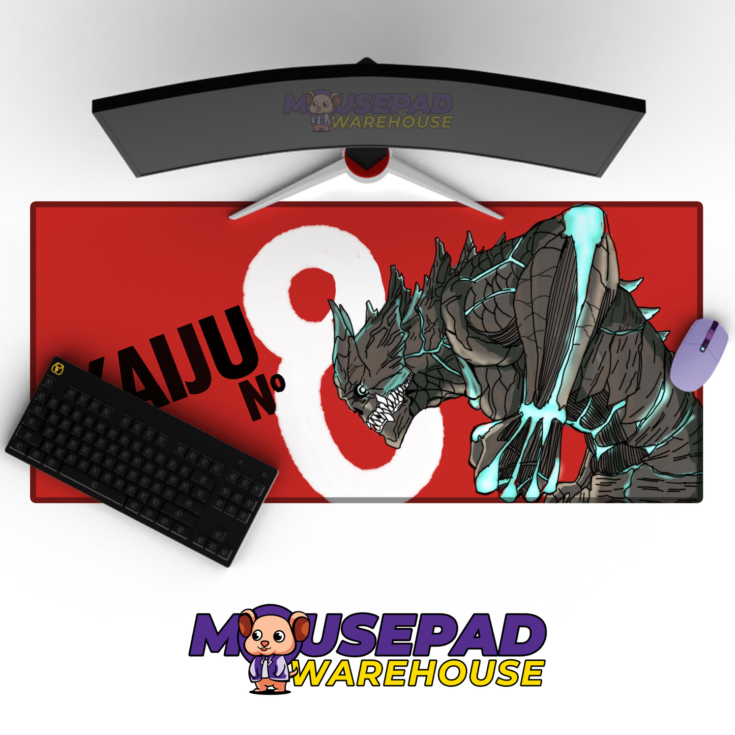 Kaiju No 8 V11 Mousepad Mockup