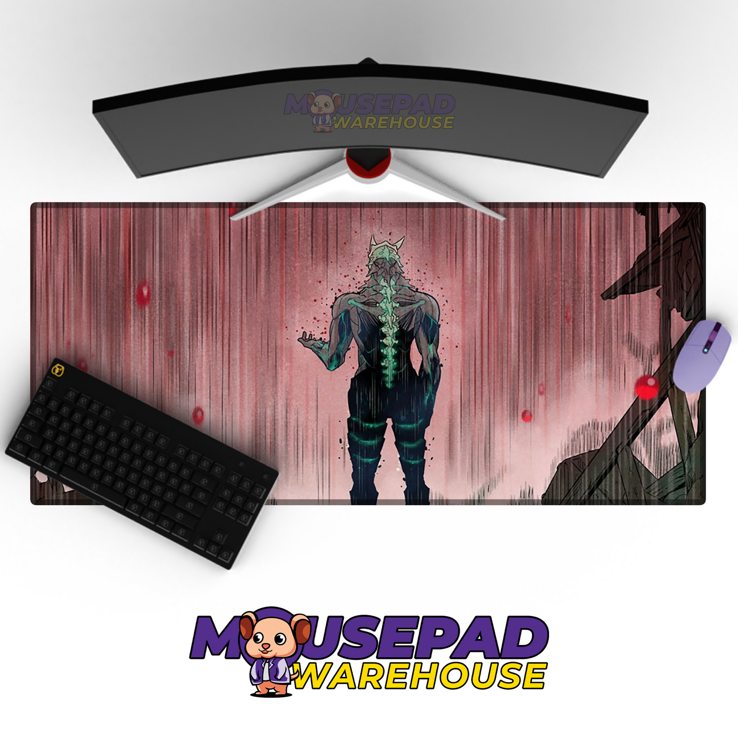 Kaiju No 8 V22 Mousepad Mockup