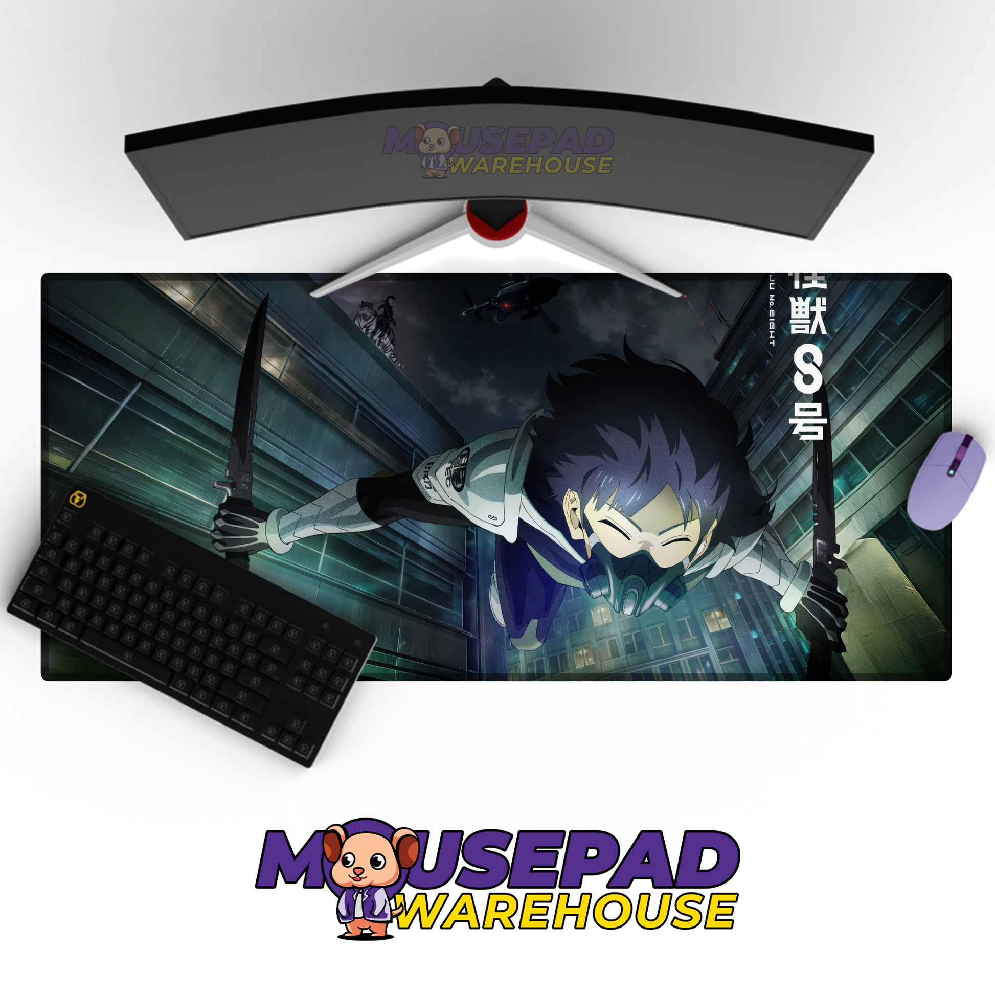 Kaiju No 8 V24 Mousepad Mockup