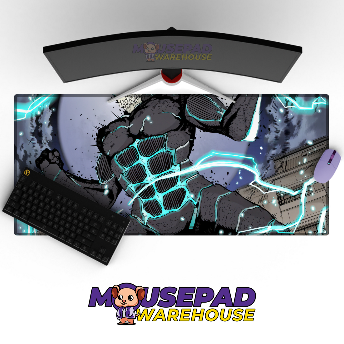 Kaiju No 8 V8 Mousepad Mockup