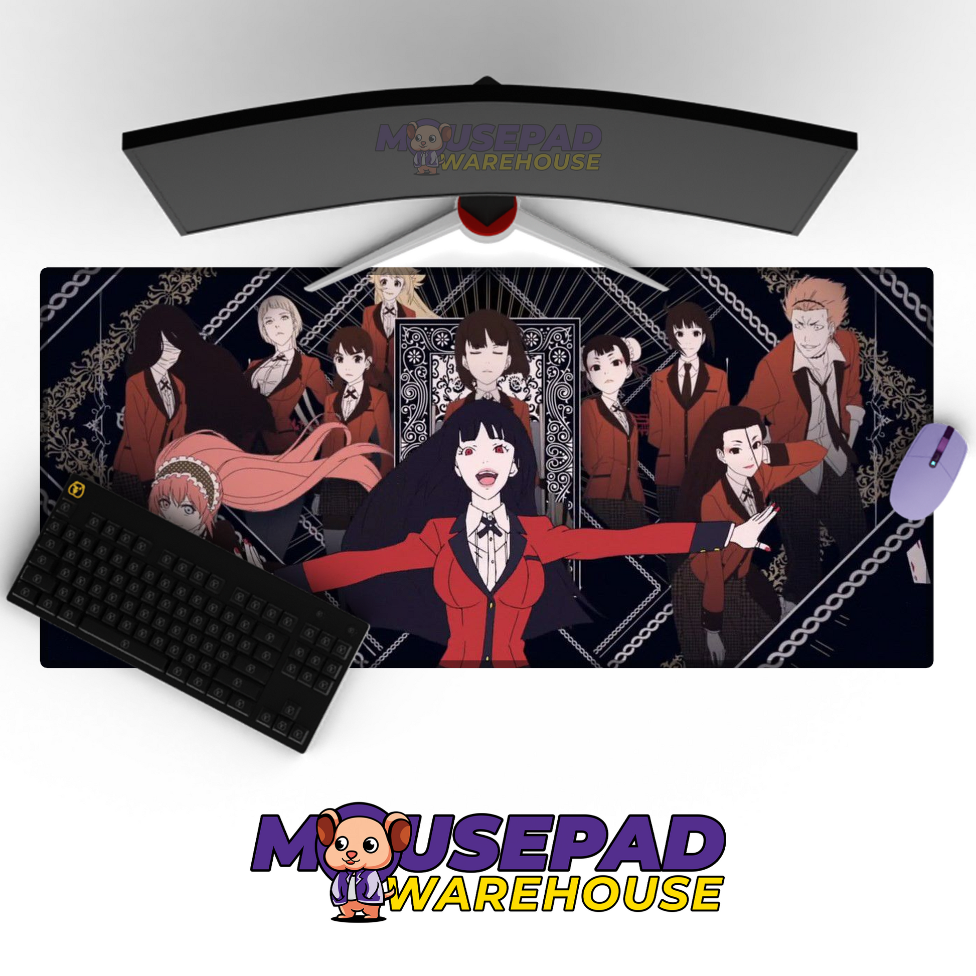 Kakegurui V10 Mousepad Mockup