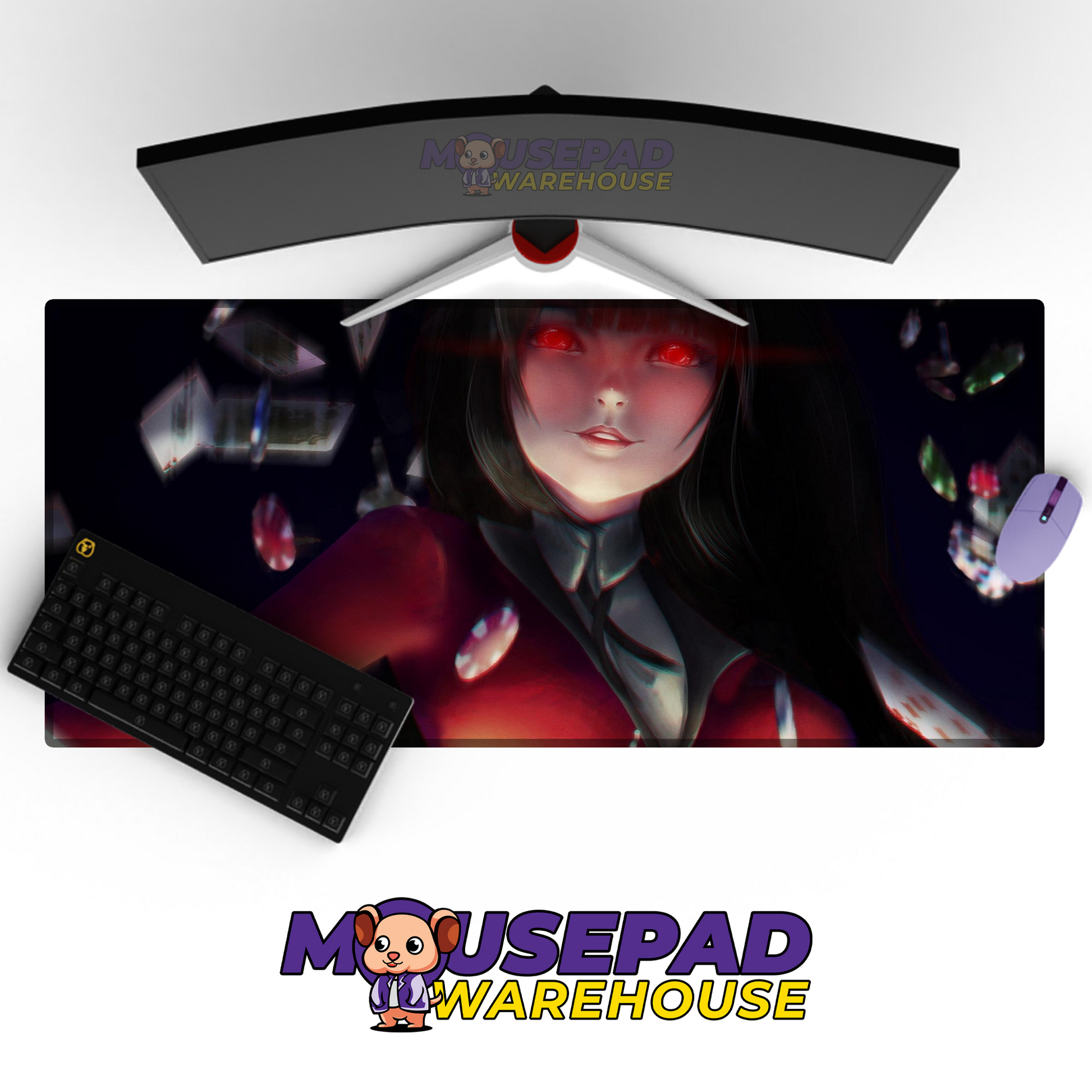 Kakegurui V12 Mousepad Mockup