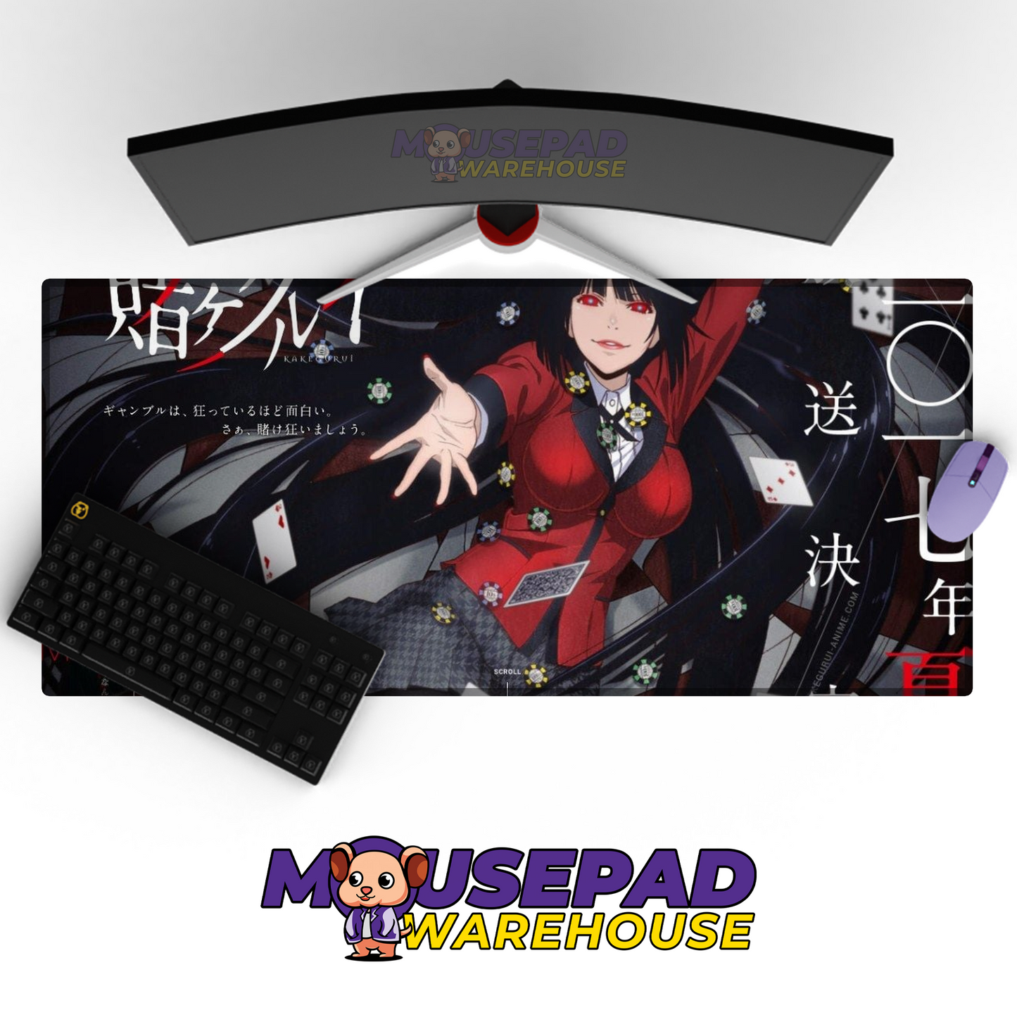 Kakegurui V18 Mousepad Mockup