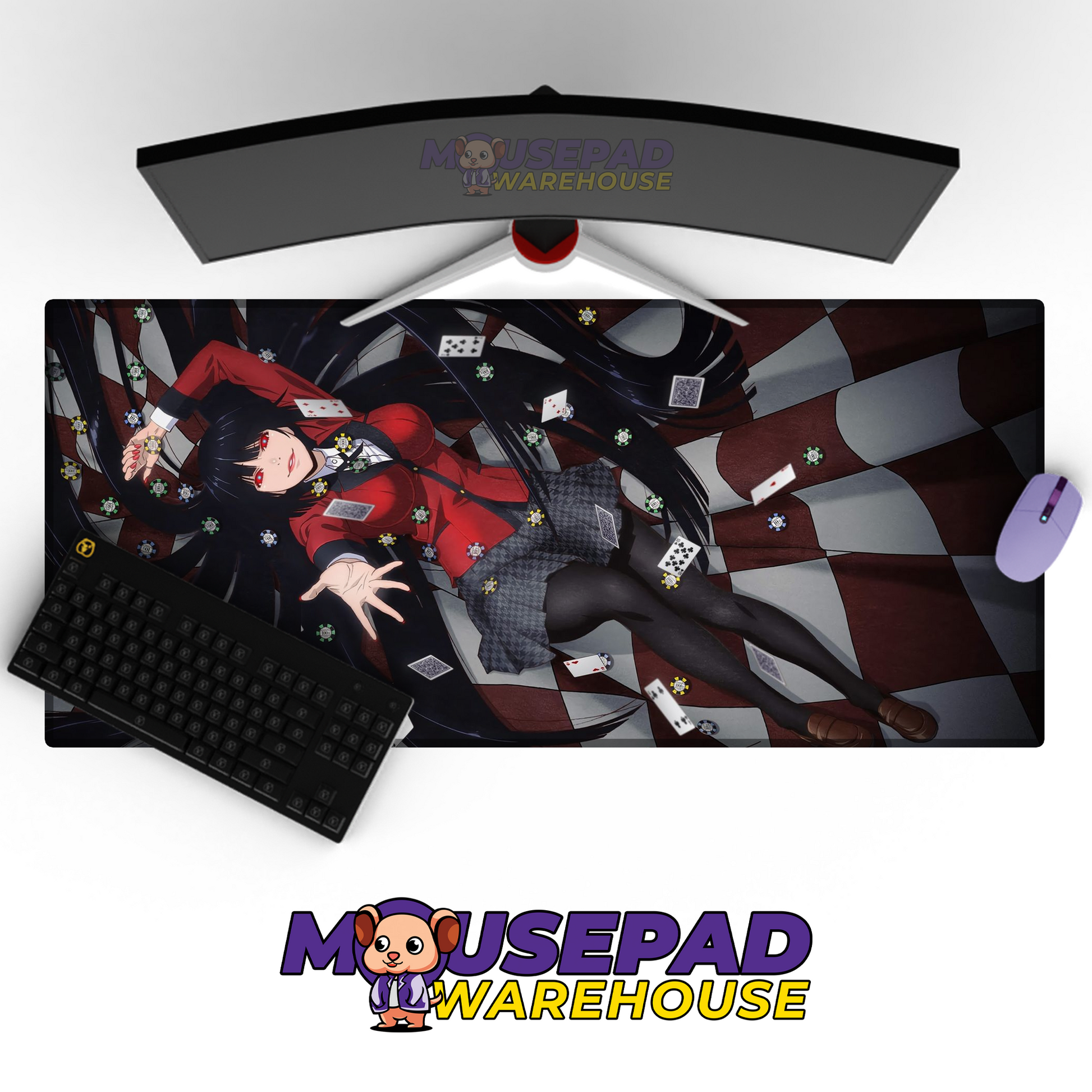 Kakegurui V25 Mousepad Mockup
