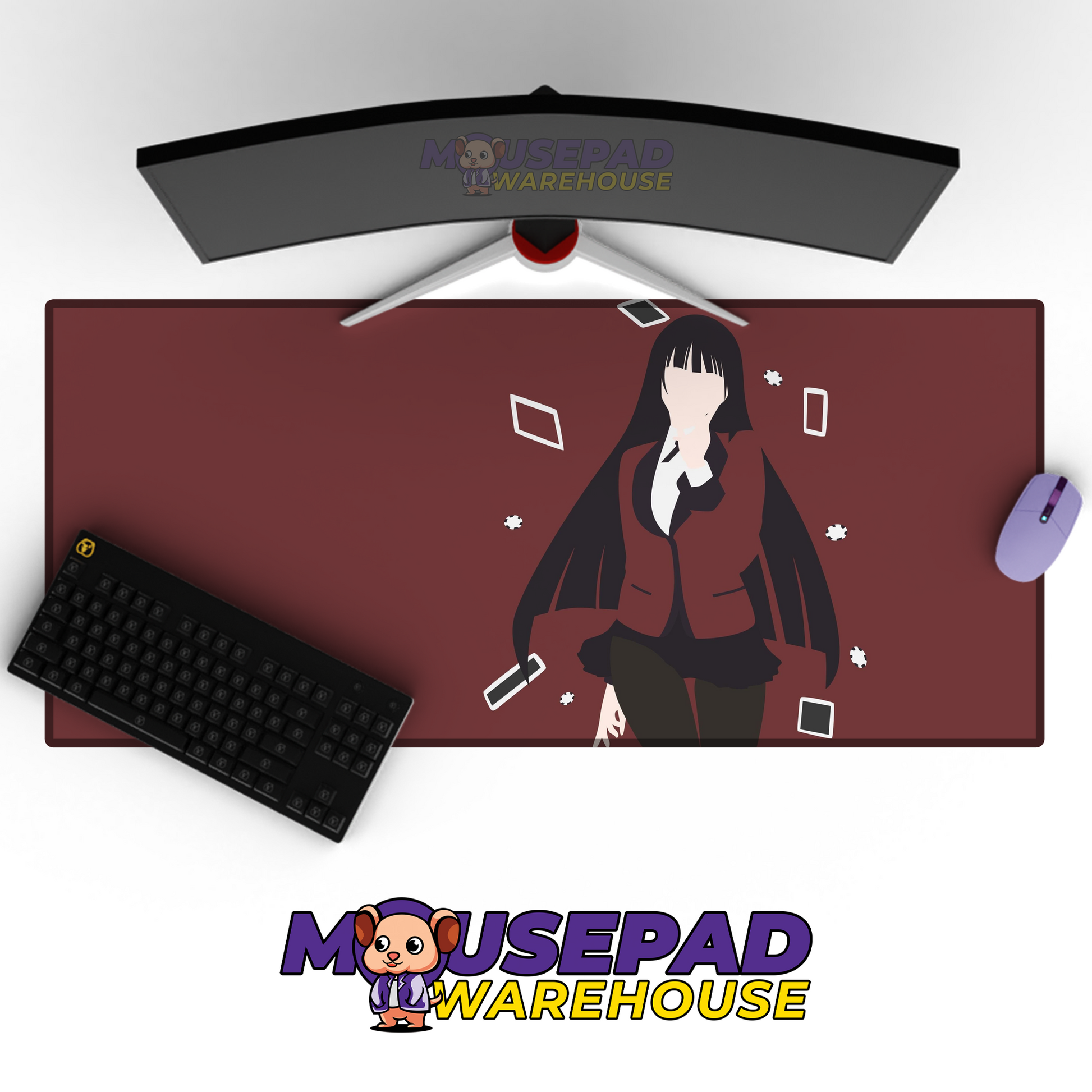 Kakegurui V26 Mousepad Mockup