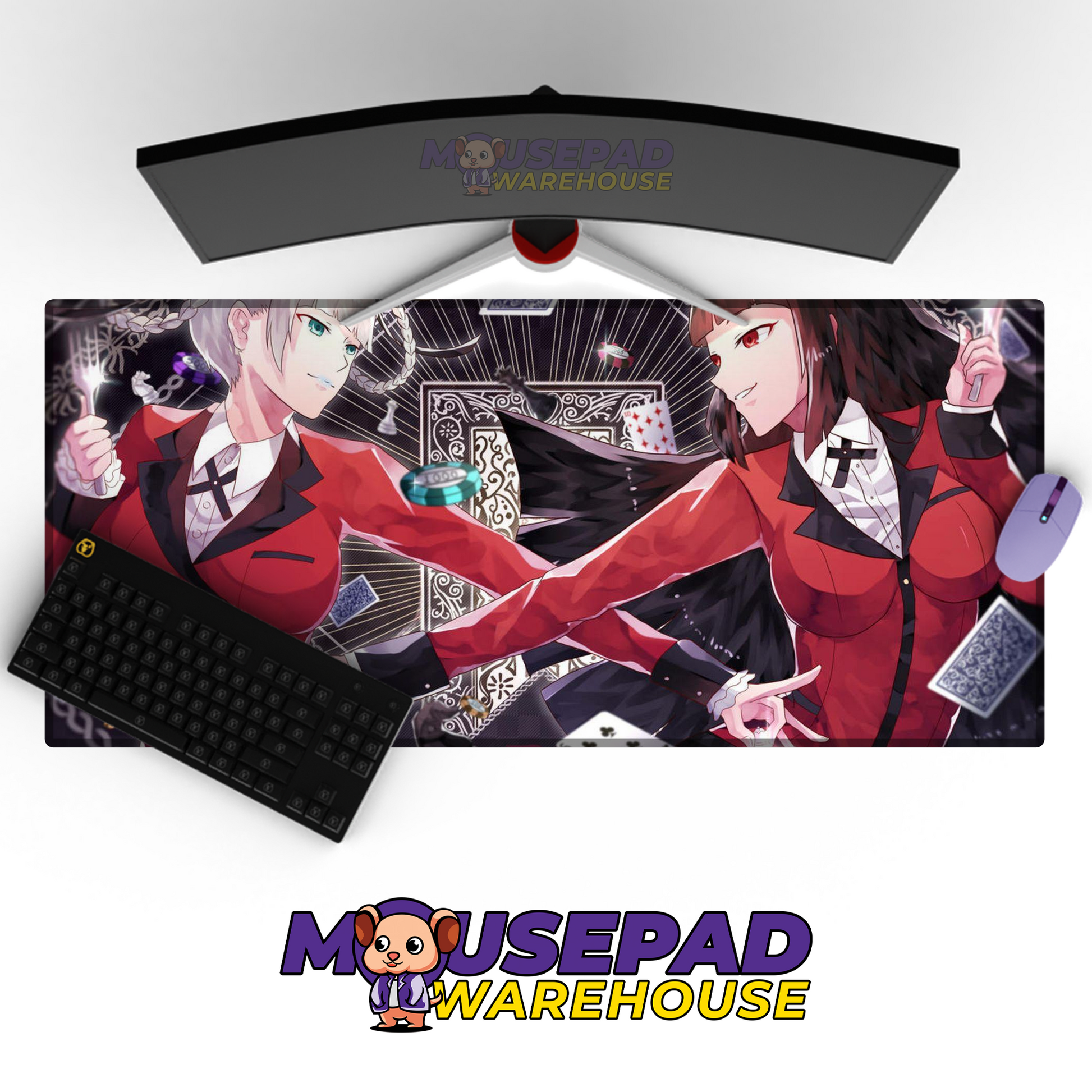 Kakegurui V8 Mousepad Mockup