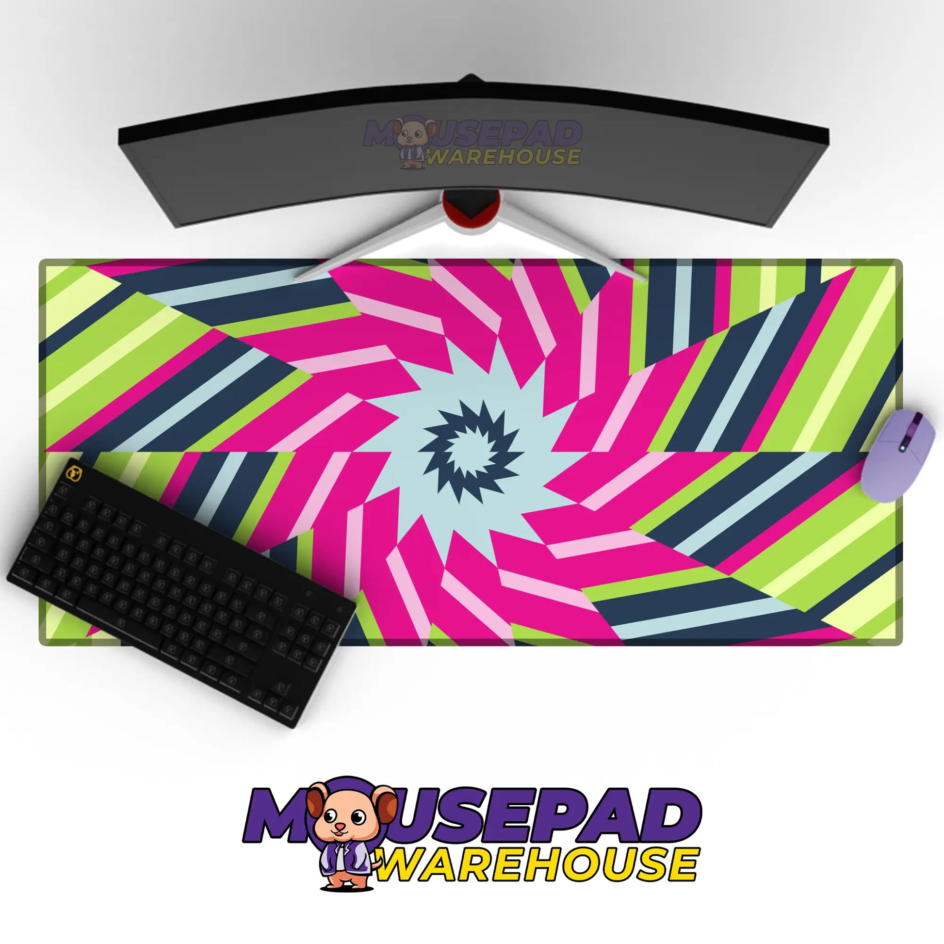 Kaleidoscope Pattern Mousepad 1013533 - Mousepad Warehouse