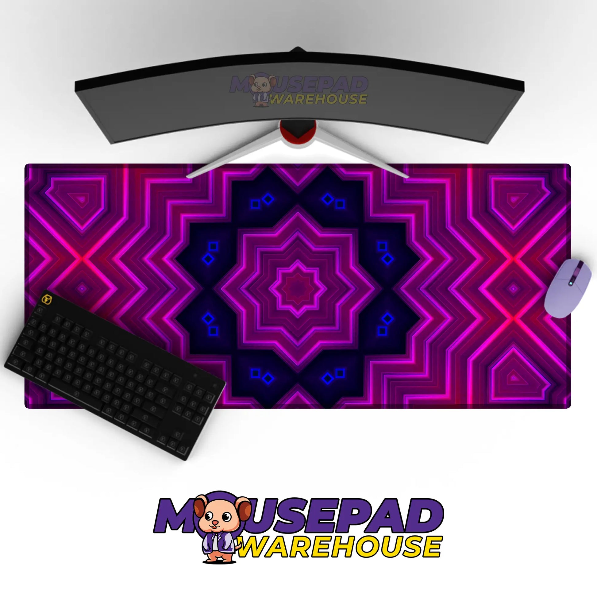 Kaleidoscope Pattern Mousepad 1308297 - Mousepad Warehouse