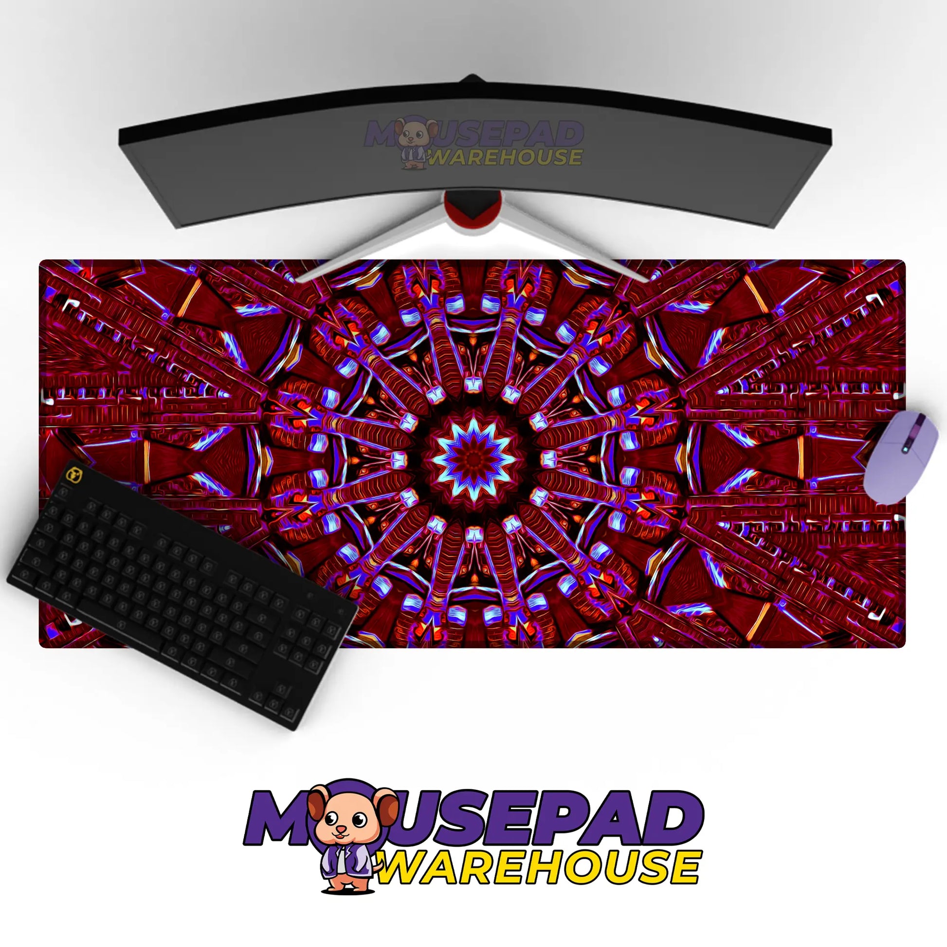 Kaleidoscope Pattern Mousepad 1308299 - Mousepad Warehouse