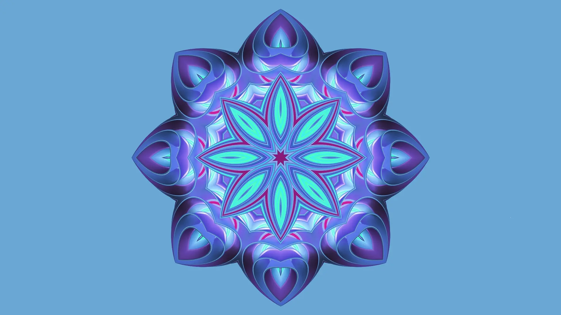 Kaleidoscope Pattern Mousepad 1308393 - Mousepad Warehouse