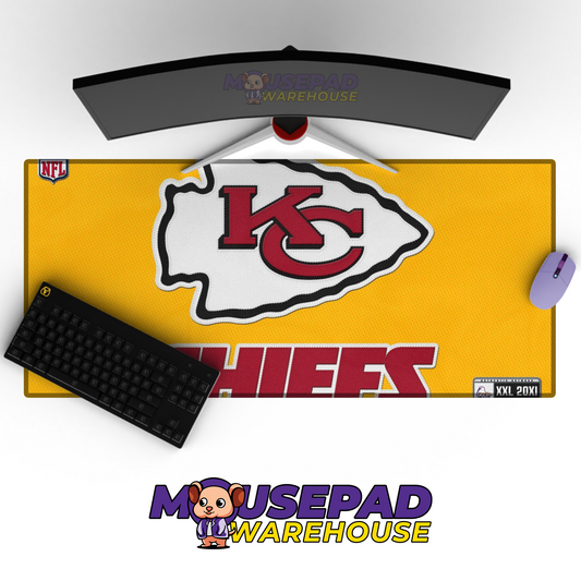 Kansas City Chiefs V13 Mousepad Deskmat Mockup