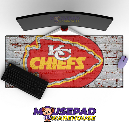 Kansas City Chiefs V16 Mousepad Deskmat Mockup