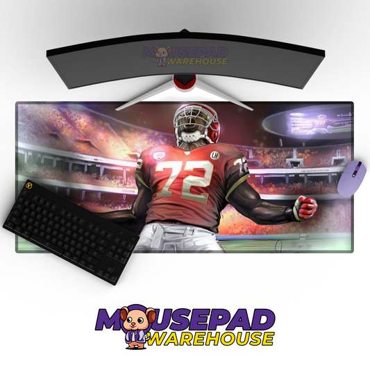 Kansas City Chiefs V19 Mousepad Deskmat Mockup